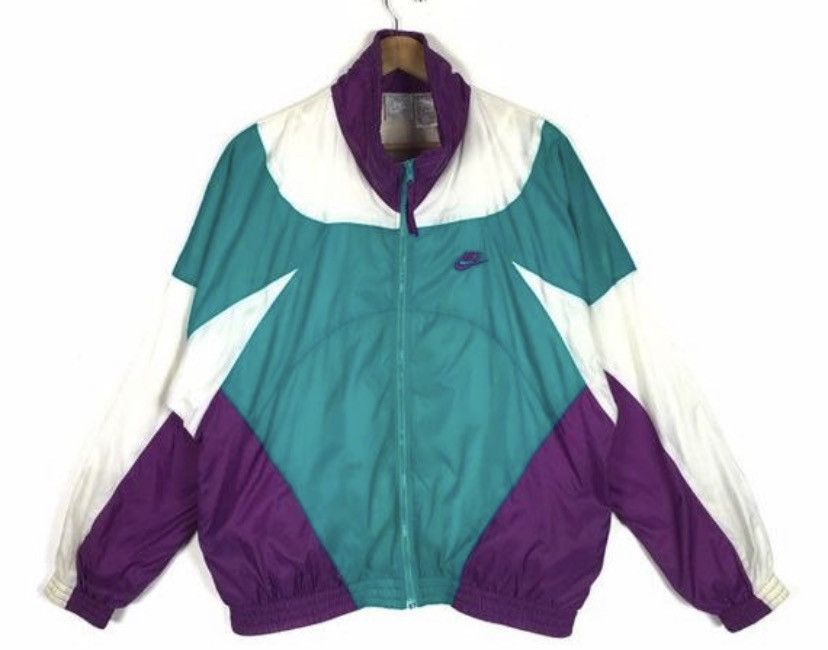 Nike Nike Block windbreaker anarok zipper made in Thailand Size US L / EU 52-54 / 3 - 1 Thumbnail