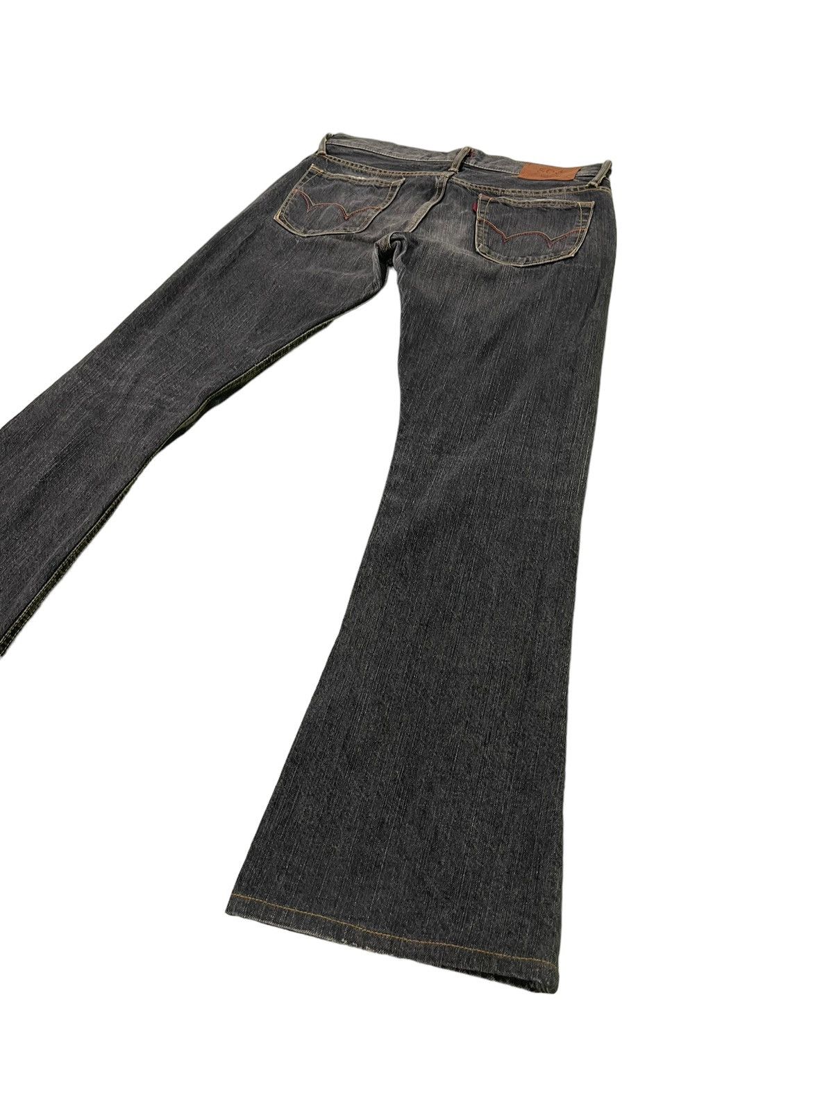Edwin Flare Jeans Edwin Distress Denim Low Rise Boot Cut 2🟦8 Size US 30 / EU 46 - 13 Thumbnail