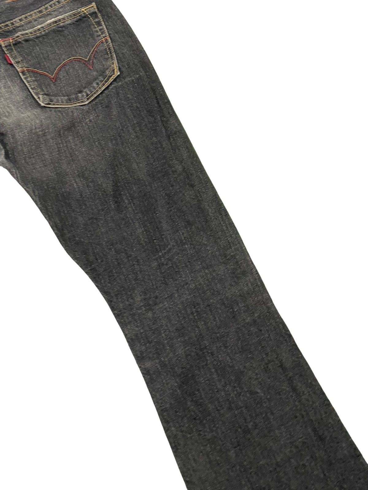 Edwin Flare Jeans Edwin Distress Denim Low Rise Boot Cut 2🟦8 Size US 30 / EU 46 - 17 Thumbnail