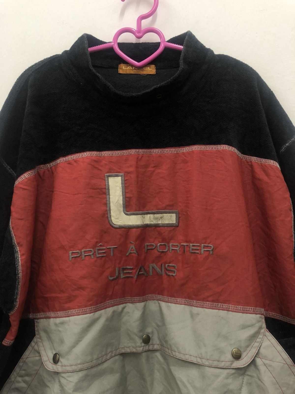 Lancel Rare 90s Vintage LANCEL Pret A Porter Jeans Sweater Jacket Size US M / EU 48-50 / 2 - 2 Thumbnail