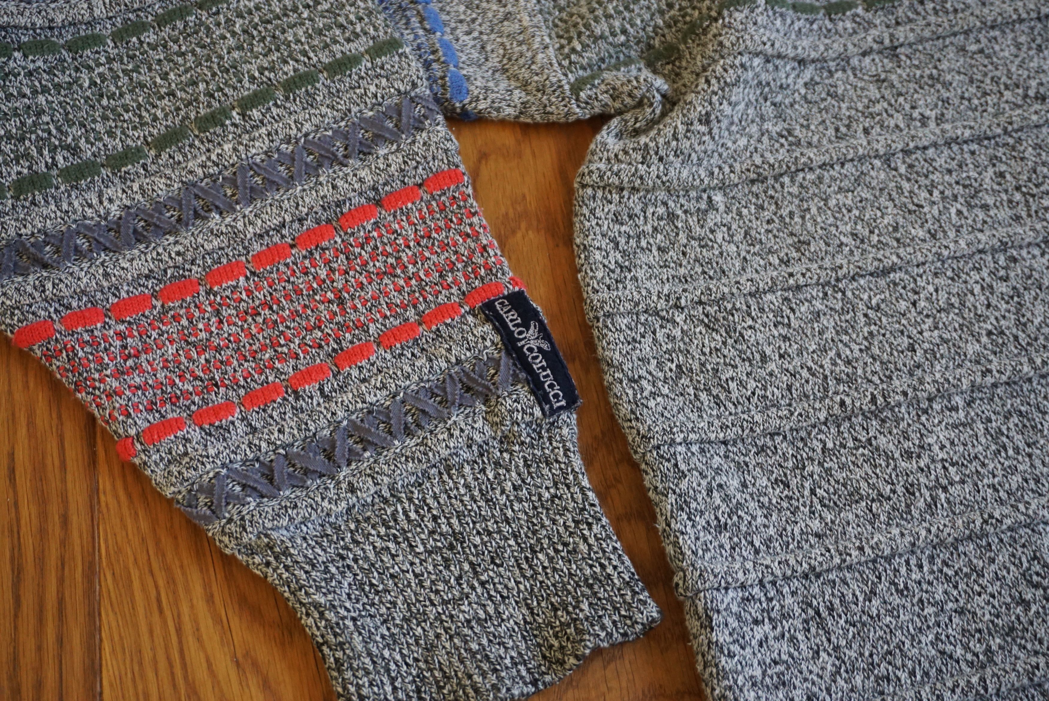 Carlo Colucci vintage Carlo Colucci top 54 44 XL jumper patterned Y2K Size US XL / EU 56 / 4 - 22 Thumbnail
