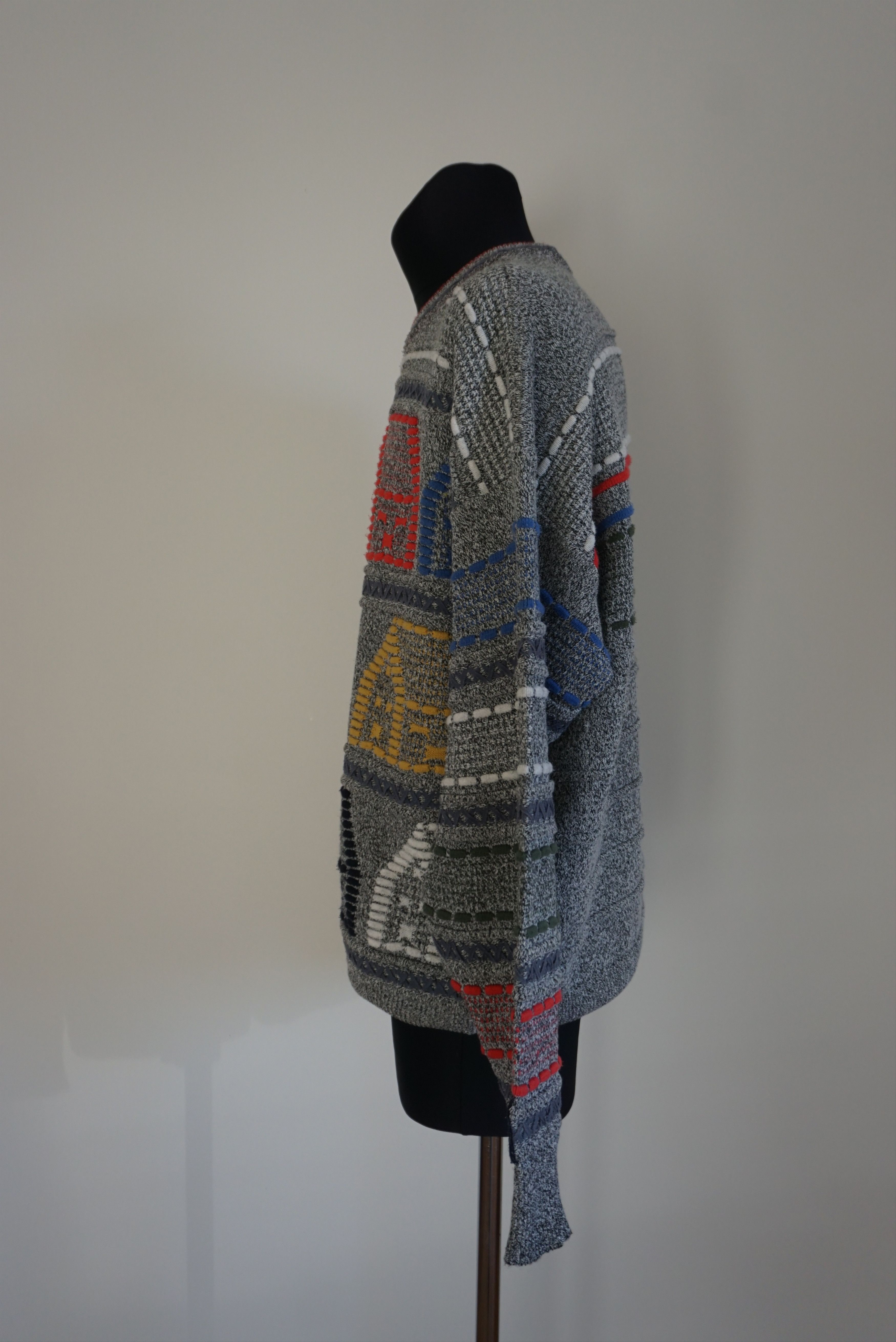 Carlo Colucci vintage Carlo Colucci top 54 44 XL jumper patterned Y2K Size US XL / EU 56 / 4 - 15 Thumbnail
