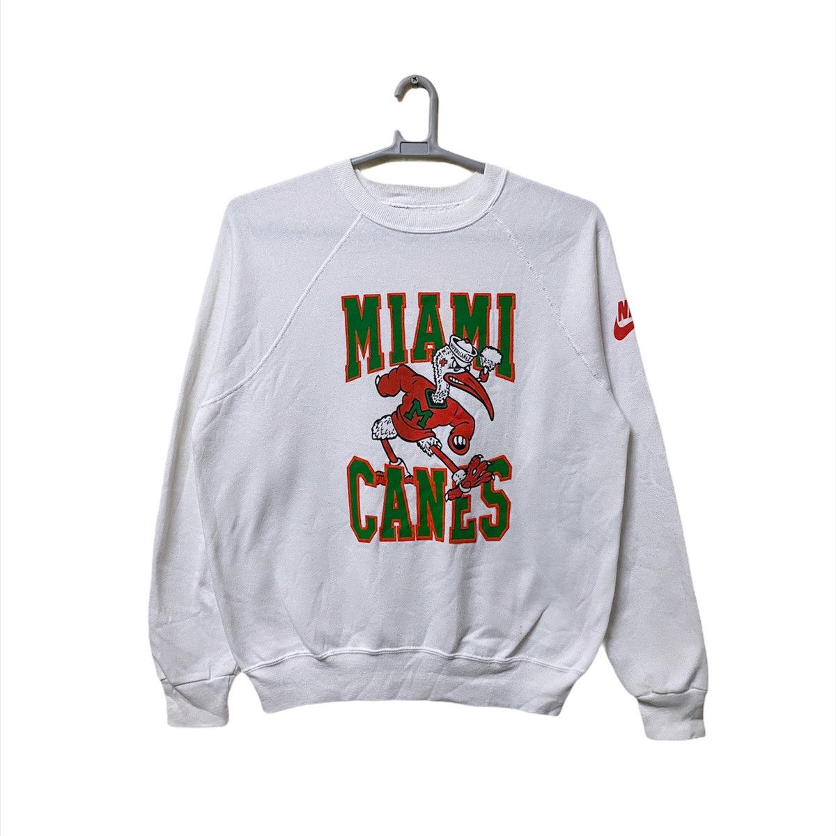 Nike Last drop nike swoosh Miami Hurricanes university sweat Size US L / EU 52-54 / 3 - 1 Thumbnail