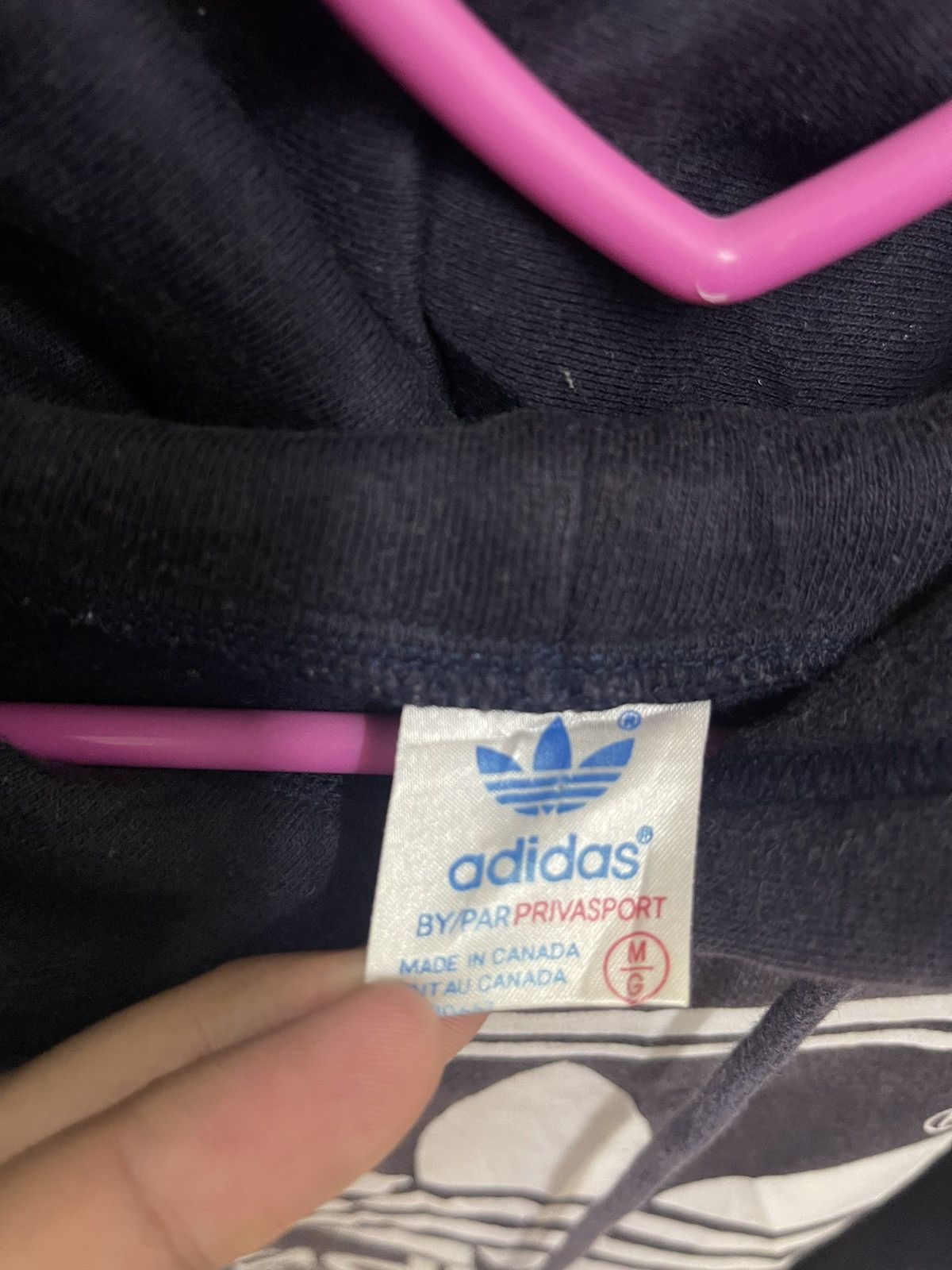 Adidas Rare Vintage ADIDAS Spell Out Big Logo Distressed Hoodie Size US M / EU 48-50 / 2 - 5 Thumbnail