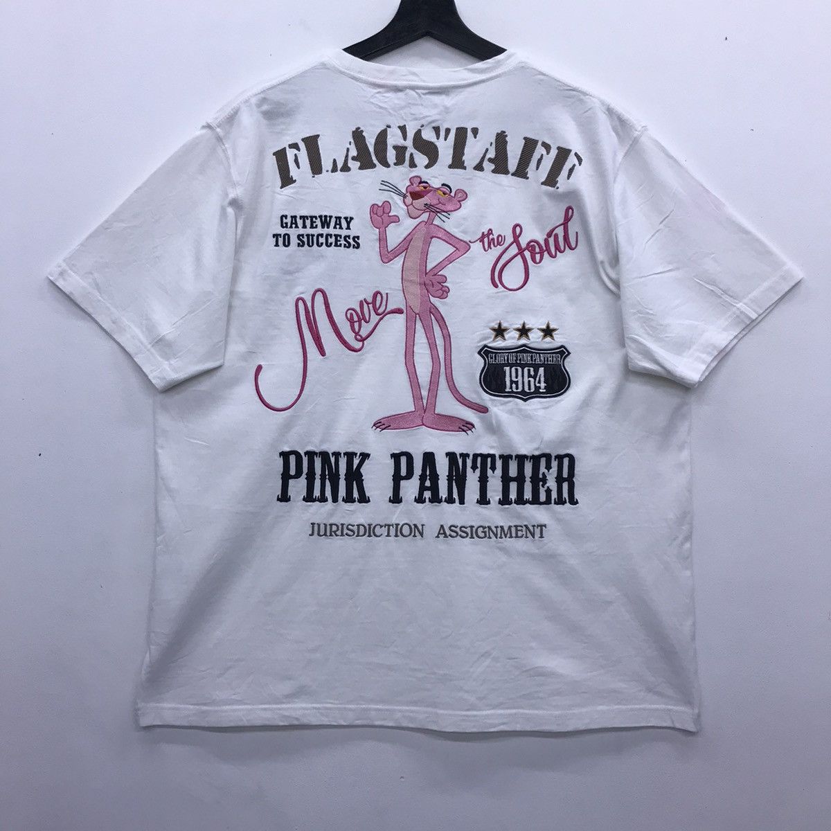 Cartoon Network × Flagstuff Rare!! Pink Panther X Flagstaff T-shirt Size US XL / EU 56 / 4 - 2 Thumbnail