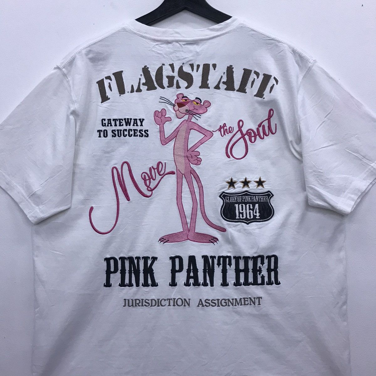 Cartoon Network × Flagstuff Rare!! Pink Panther X Flagstaff T-shirt Size US XL / EU 56 / 4 - 3 Thumbnail