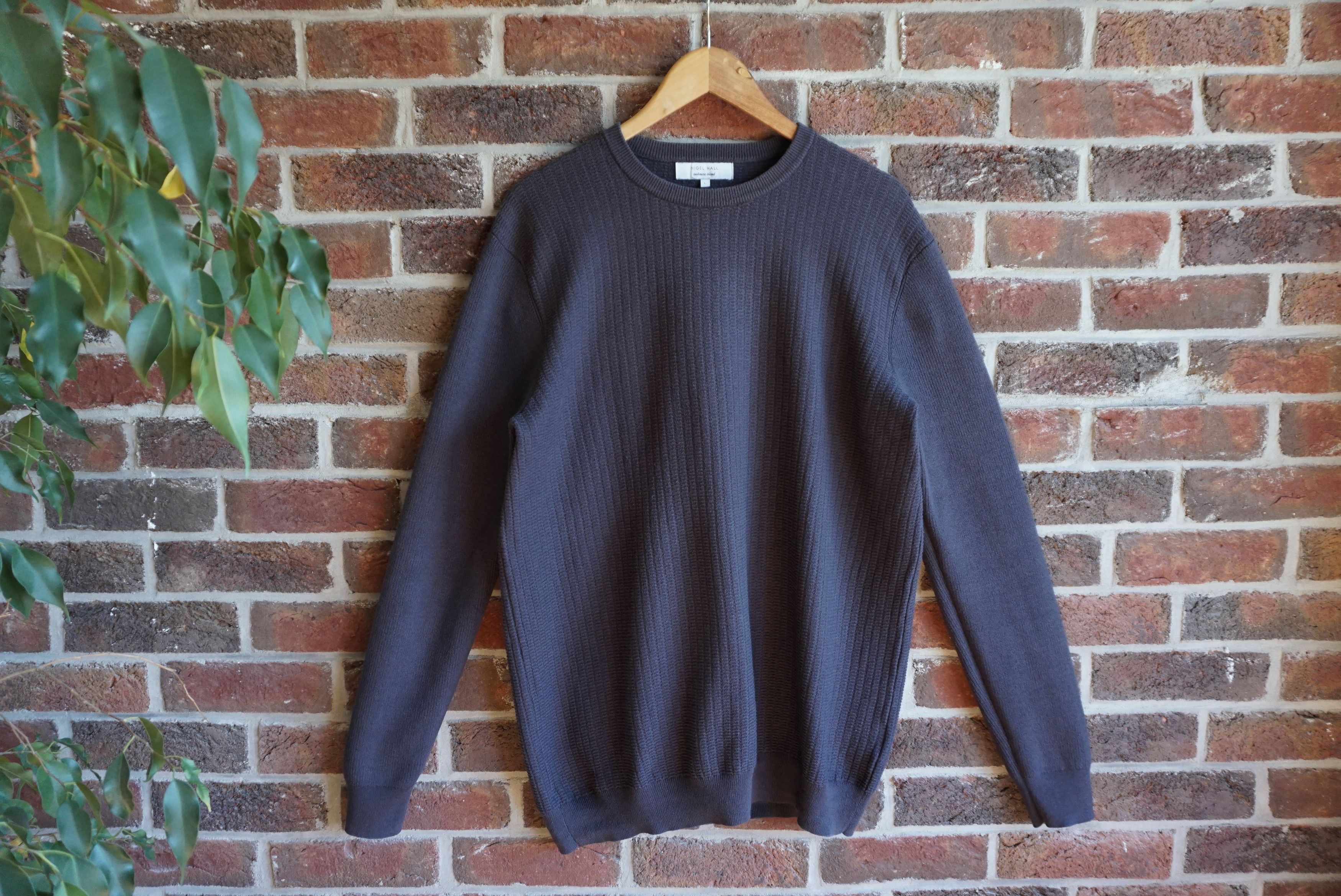 Designer Nigel Hall cashmere blend L Large casual jumper pullover Size US L / EU 52-54 / 3 - 7 Thumbnail