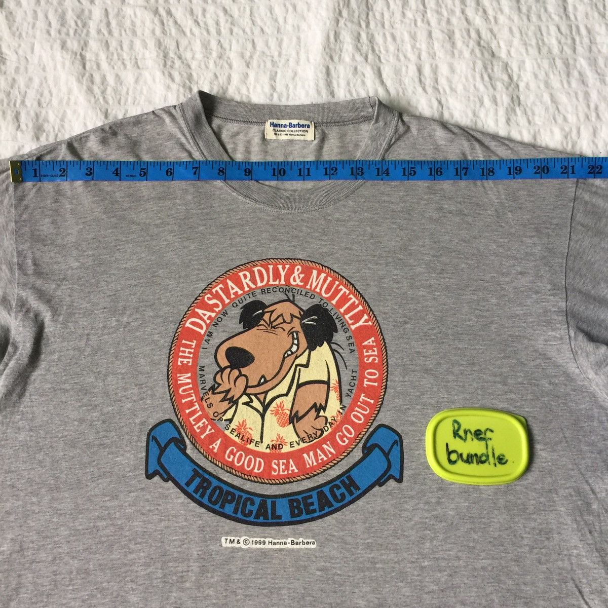 Cartoon Network © 1999 Hanna Barbera Classic Collection Muttley Cartoon tee Size US L / EU 52-54 / 3 - 15 Thumbnail