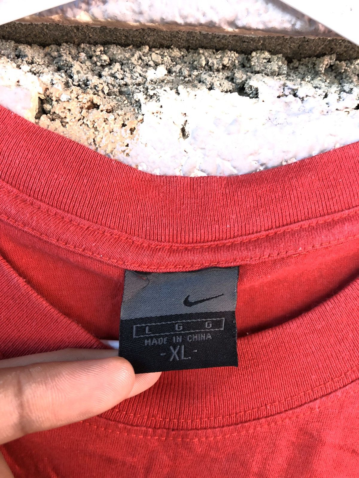 Nike Rare 90s Vintage NIKE Embroidered Sewn Big Logo Shirt Size US XL / EU 56 / 4 - 4 Thumbnail