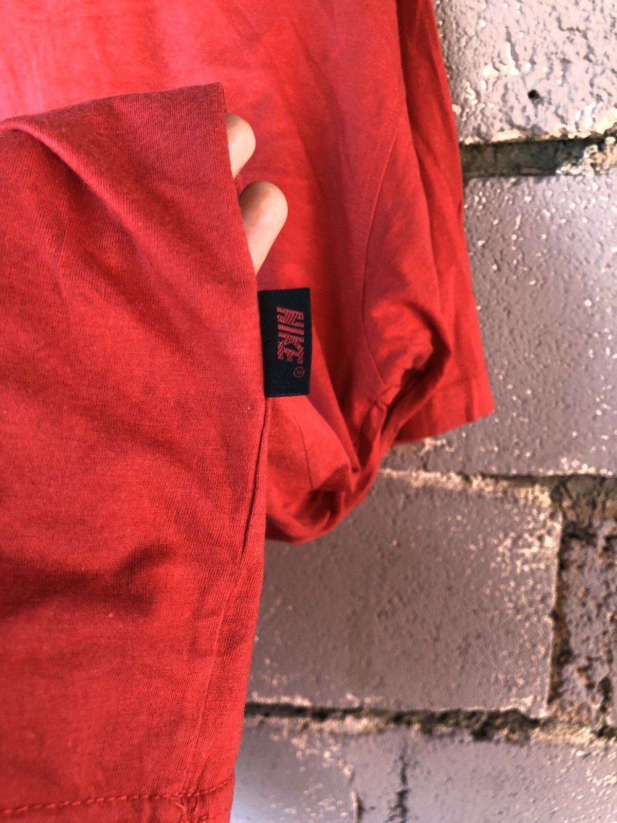 Nike Rare 90s Vintage NIKE Embroidered Sewn Big Logo Shirt Size US XL / EU 56 / 4 - 3 Thumbnail