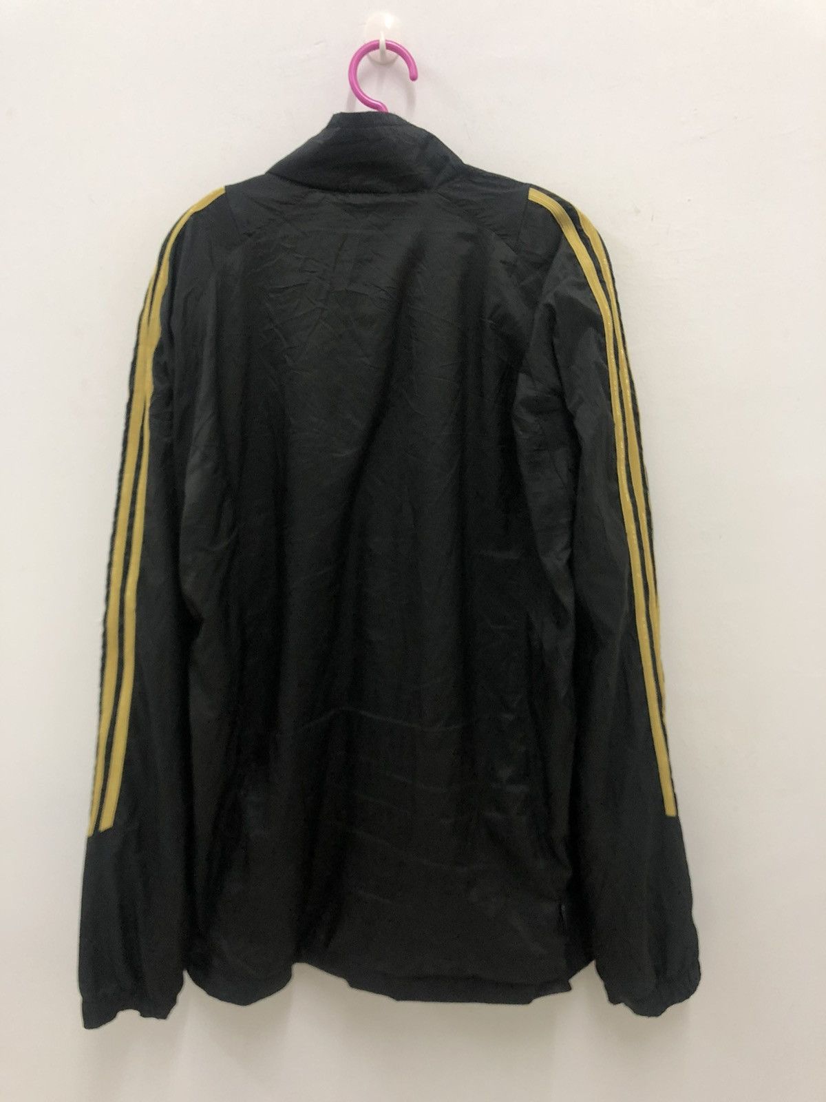 Adidas Rare ADIDAS Gold Stripes Climaproof Sweater Jacket Size US M / EU 48-50 / 2 - 7 Thumbnail