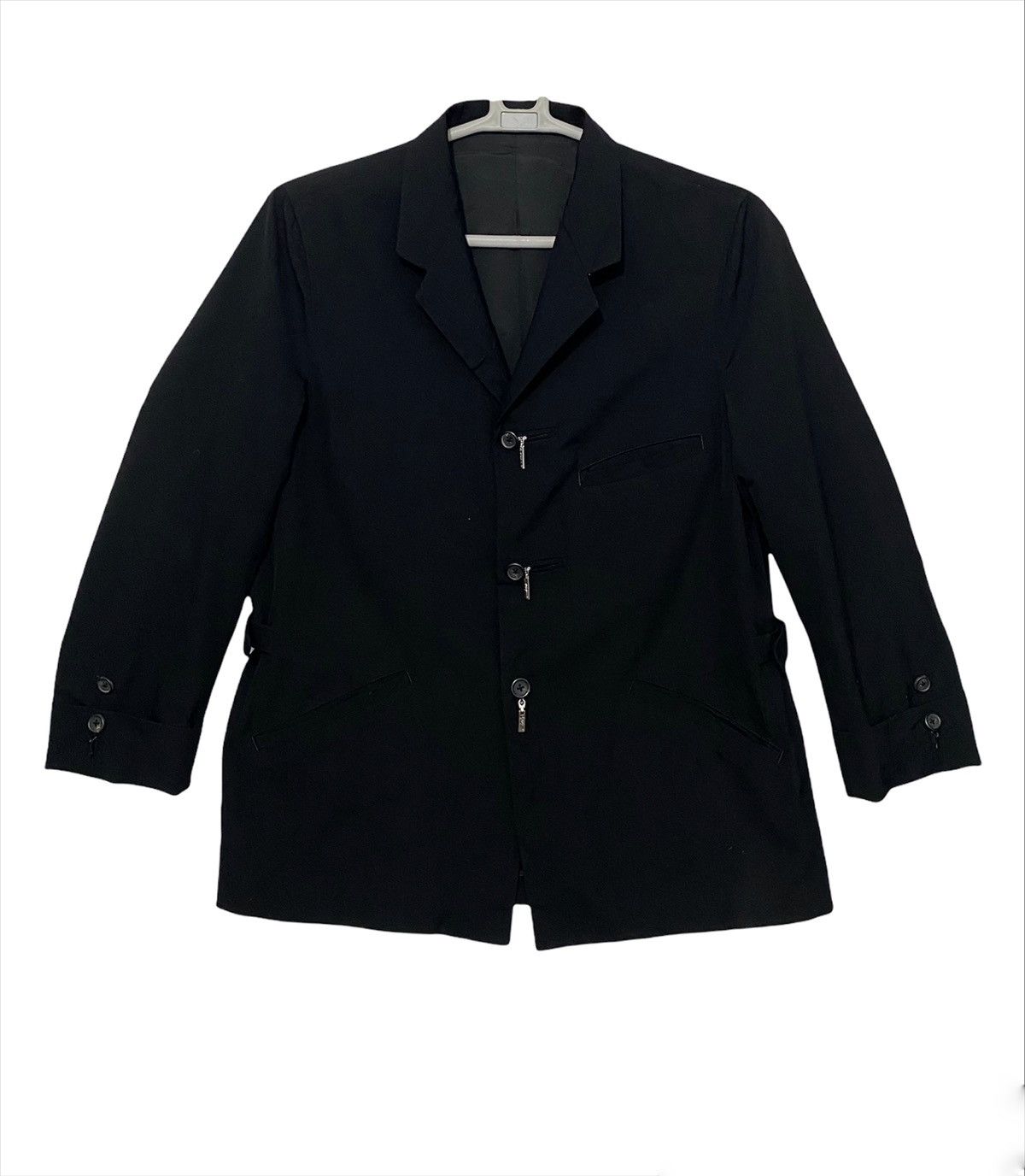 Yohji Yamamoto 🔥🔥Yohji Yamamoto signature men japan black jackets Size US L / EU 52-54 / 3 - 5 Thumbnail