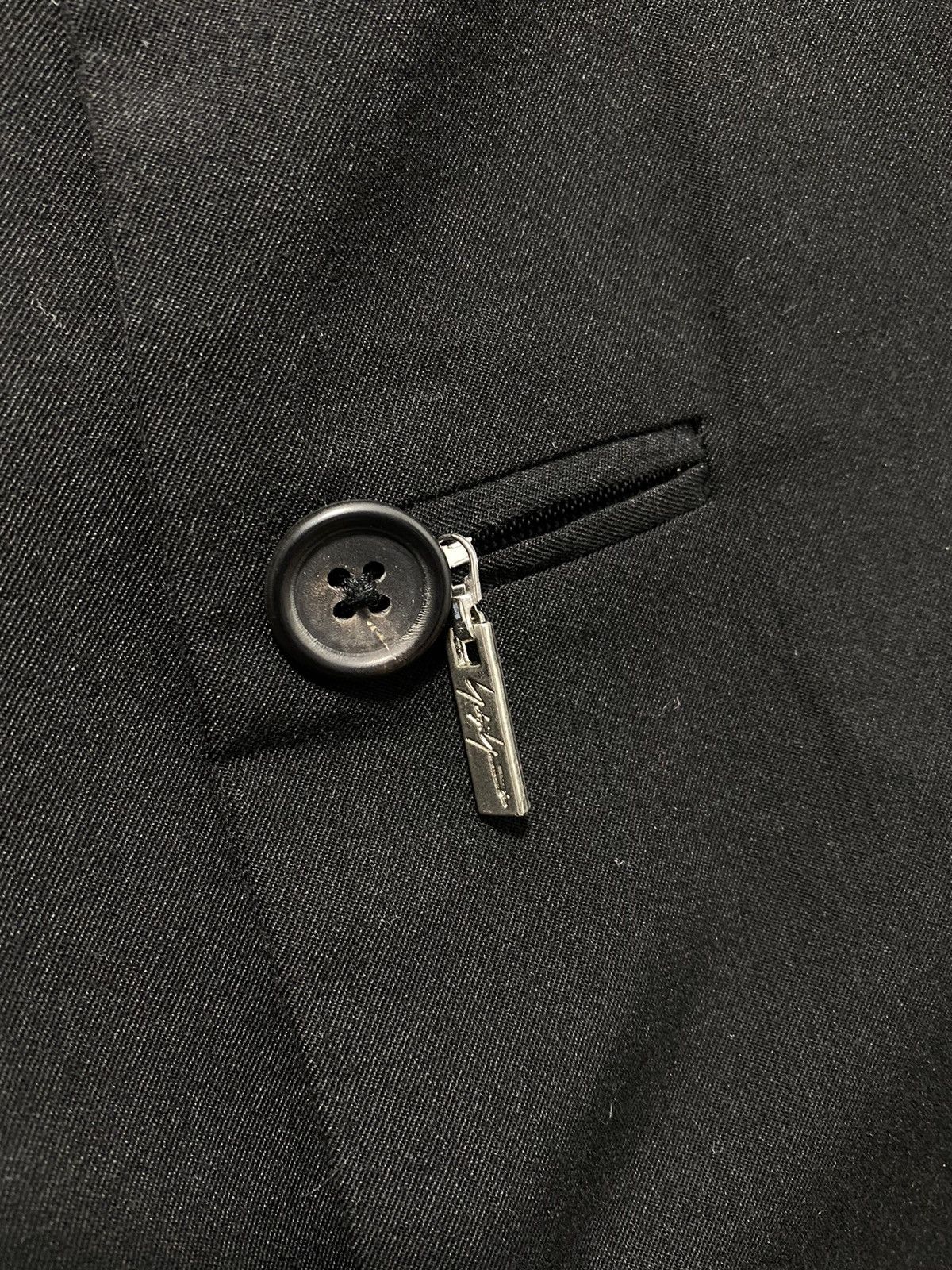 Yohji Yamamoto 🔥🔥Yohji Yamamoto signature men japan black jackets Size US L / EU 52-54 / 3 - 2 Thumbnail