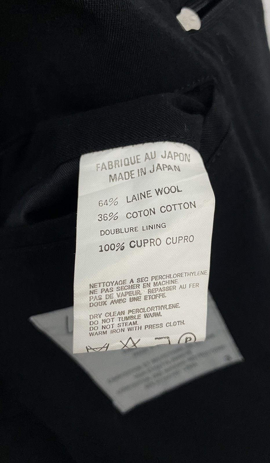 Yohji Yamamoto 🔥🔥Yohji Yamamoto signature men japan black jackets Size US L / EU 52-54 / 3 - 9 Thumbnail