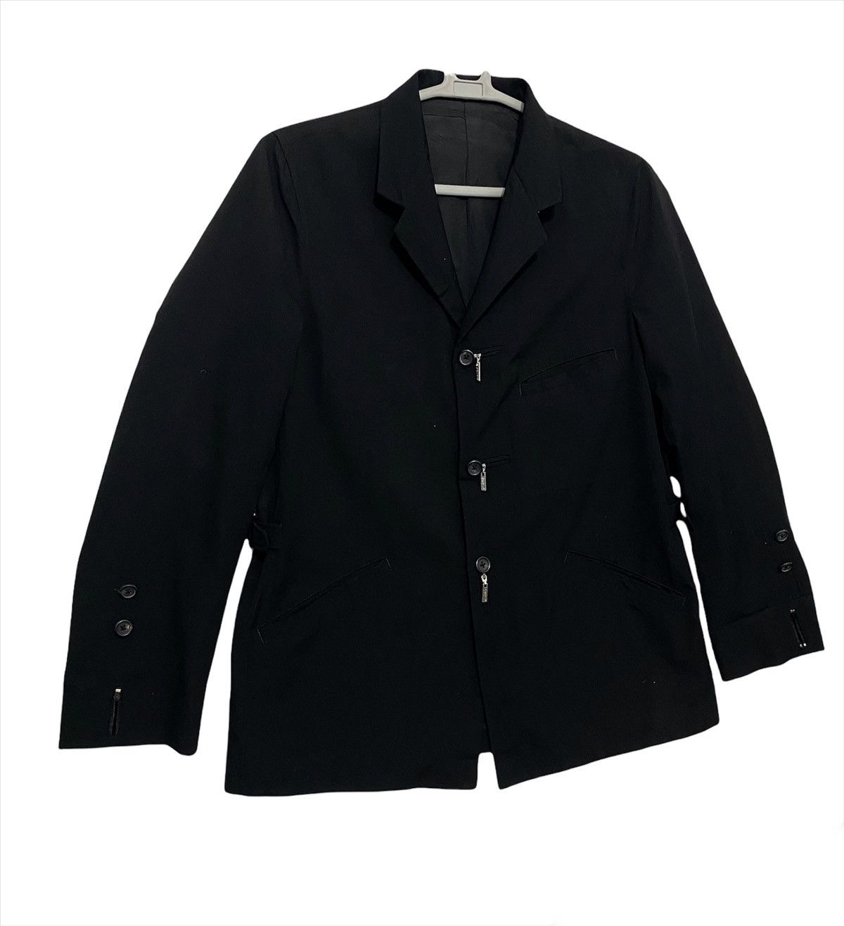 Yohji Yamamoto 🔥🔥Yohji Yamamoto signature men japan black jackets Size US L / EU 52-54 / 3 - 4 Thumbnail