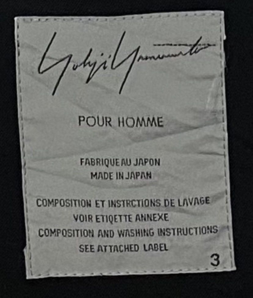 Yohji Yamamoto 🔥🔥Yohji Yamamoto signature men japan black jackets Size US L / EU 52-54 / 3 - 10 Thumbnail