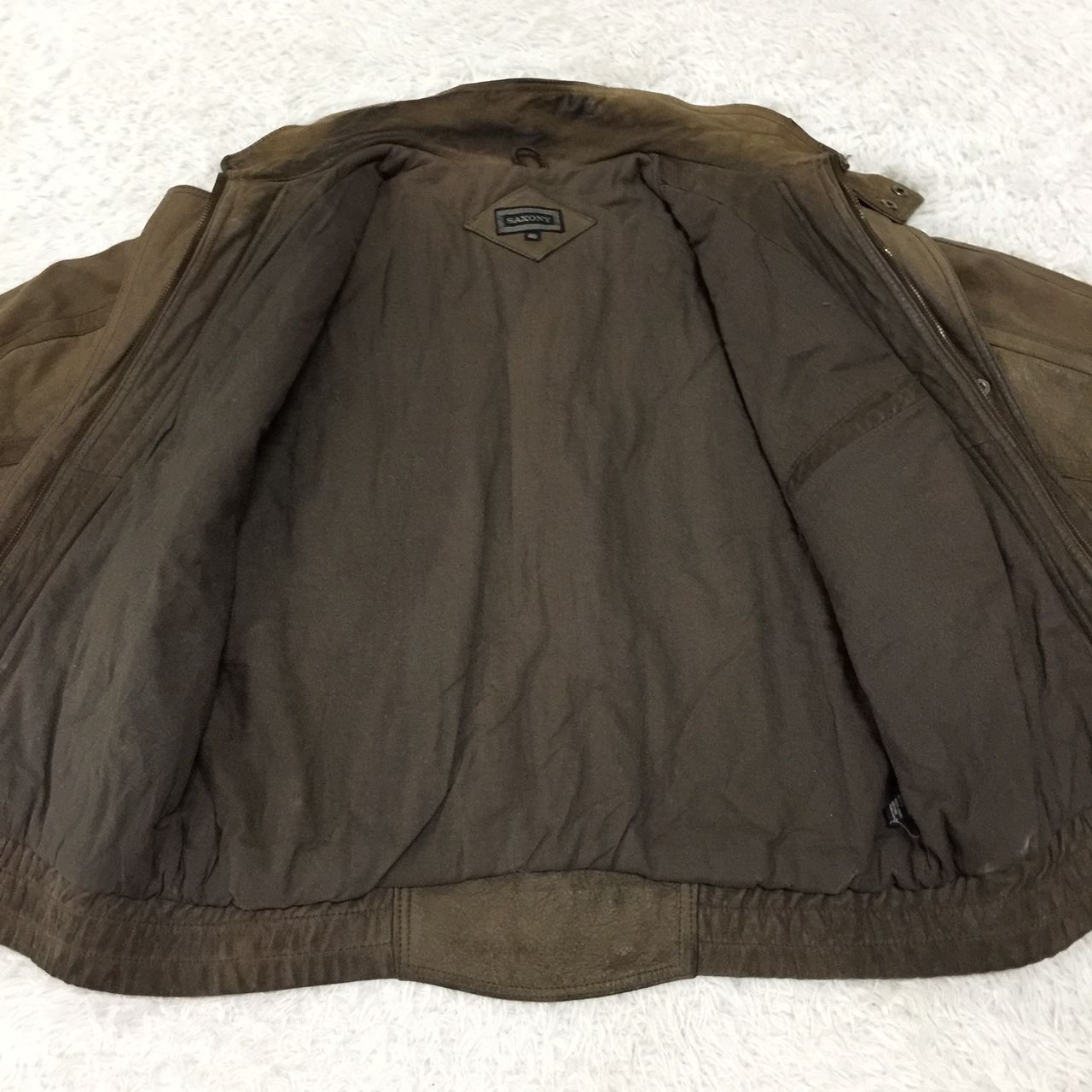 Saxony Saxony genuine leather jacket thermolite jacket Size US L / EU 52-54 / 3 - 6 Thumbnail
