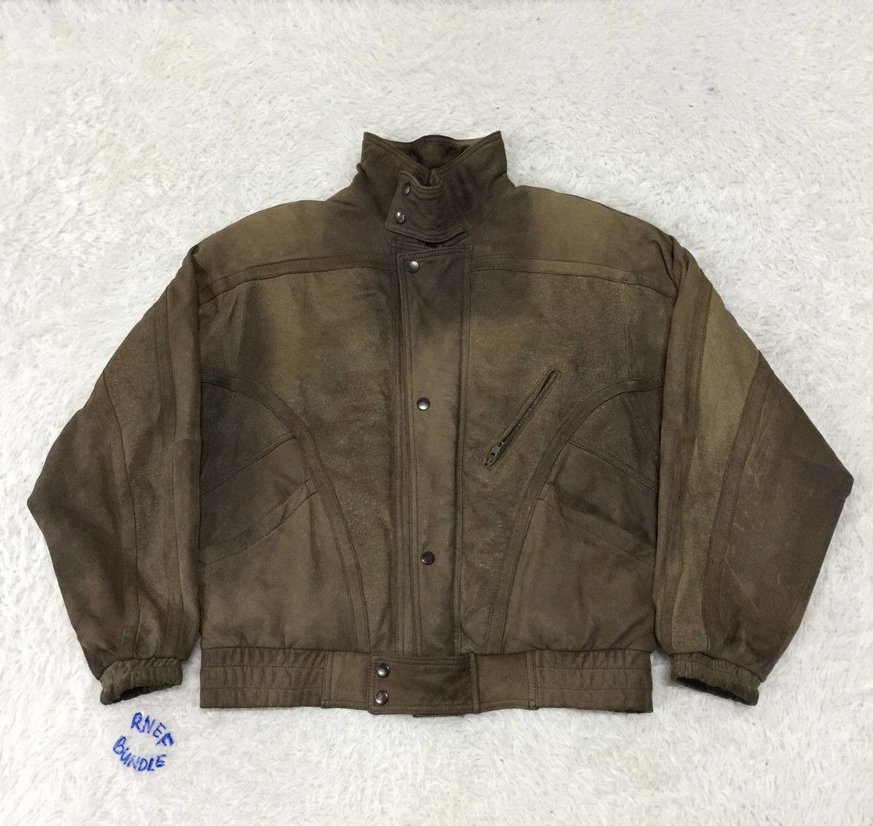 Saxony Saxony genuine leather jacket thermolite jacket Size US L / EU 52-54 / 3 - 1 Thumbnail