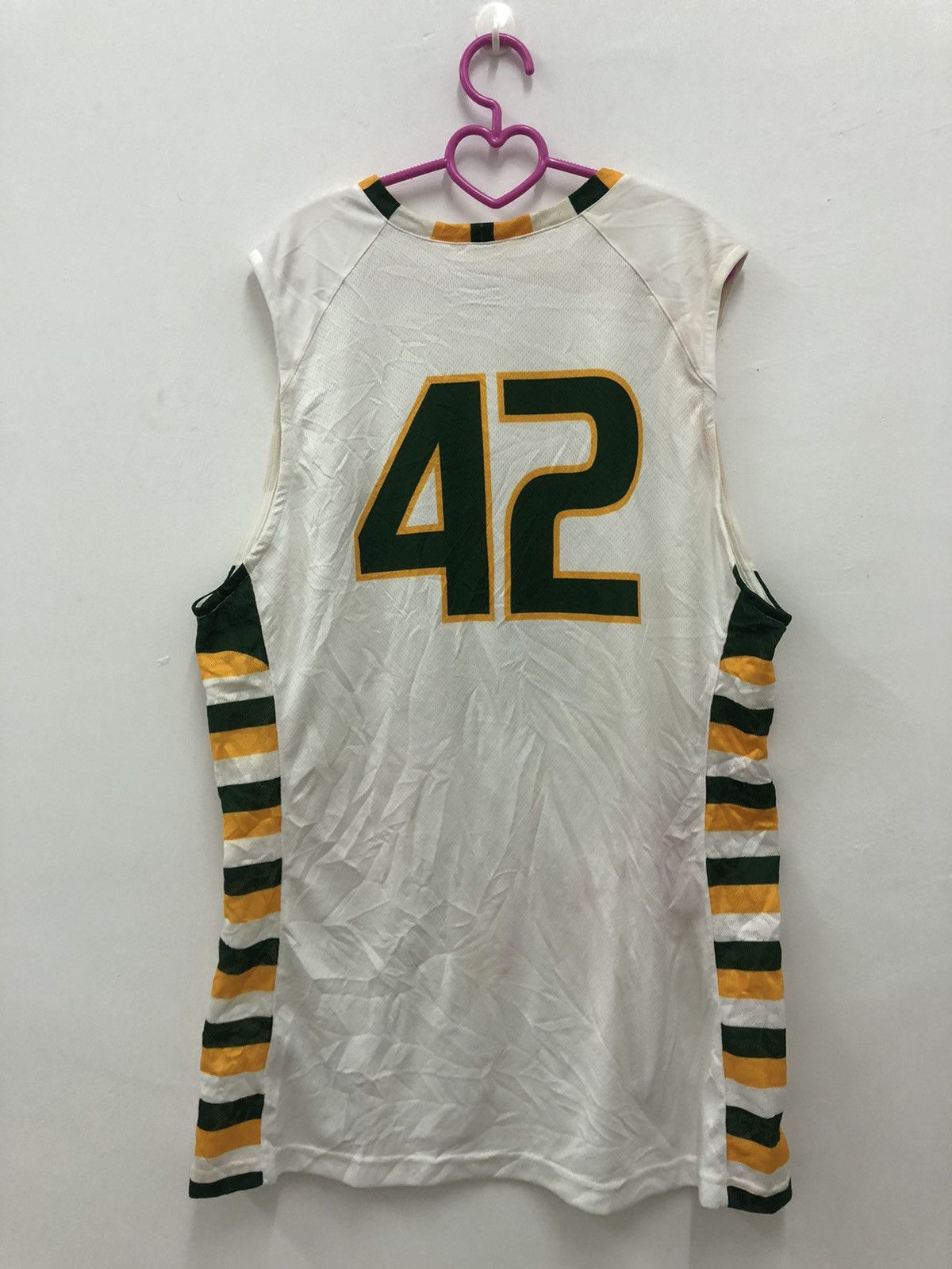 Jordan Brand Rare Nike Comets 42 Air Jordan Basketball Jersey Size US XL / EU 56 / 4 - 4 Thumbnail
