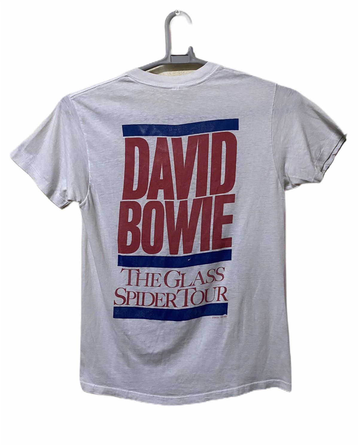 Band Tees 1987 David Bowie The Glass Spider Tour 50/50 Paper thin Size US M / EU 48-50 / 2 - 2 Thumbnail