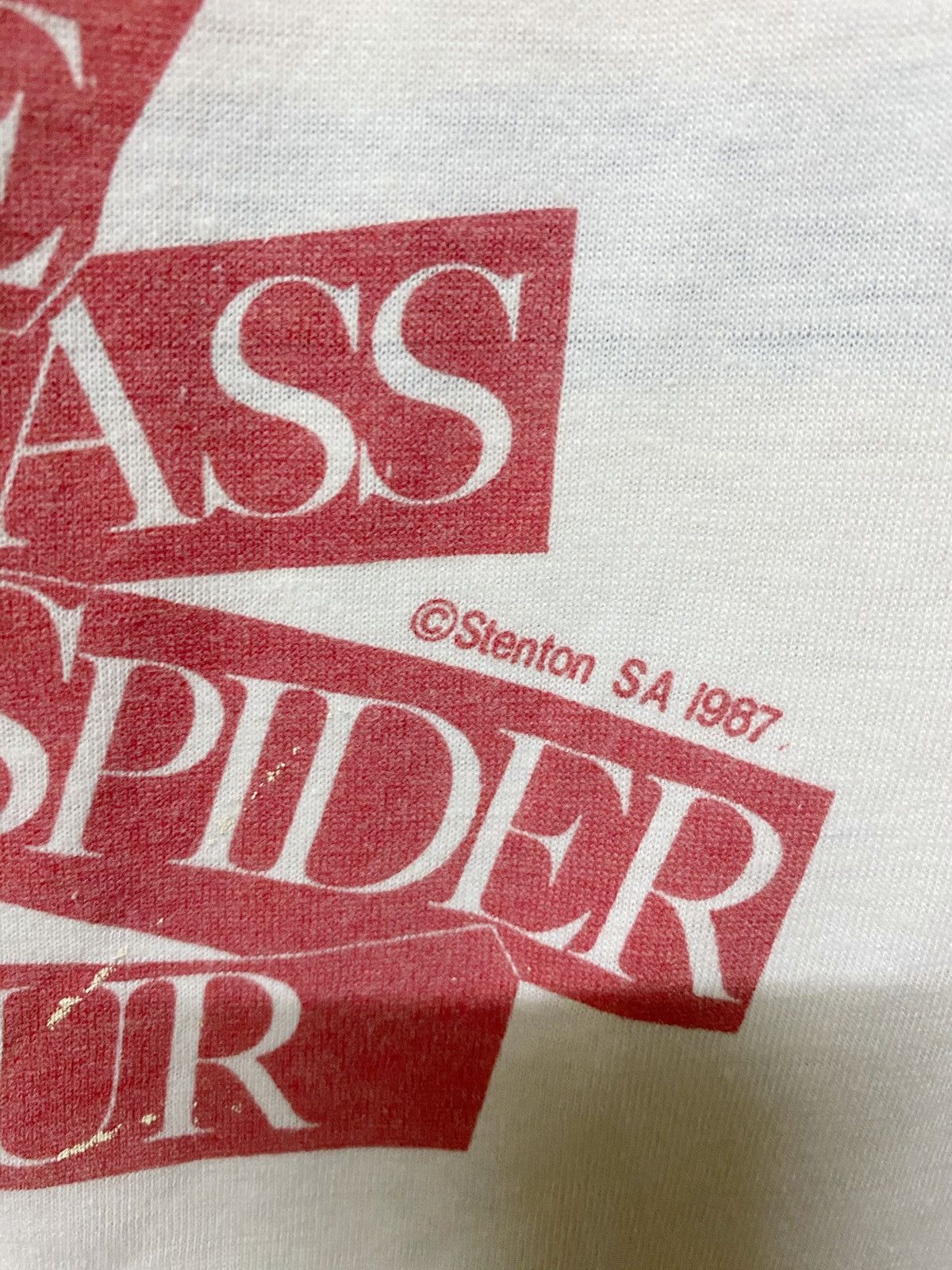 Band Tees 1987 David Bowie The Glass Spider Tour 50/50 Paper thin Size US M / EU 48-50 / 2 - 4 Thumbnail