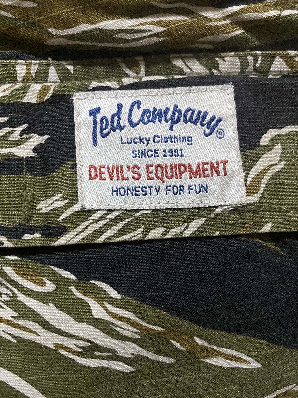 Japanese Brand Tedman by ted company half pant camo tiger Size US 33 - 4 Thumbnail