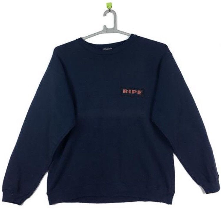 Vintage Vintage 90s RIPE Skateboard sweatshirt Size US L / EU 52-54 / 3 - 3 Thumbnail