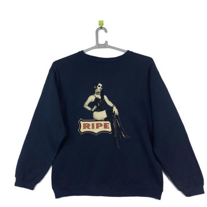 Vintage Vintage 90s RIPE Skateboard sweatshirt Size US L / EU 52-54 / 3 - 1 Thumbnail