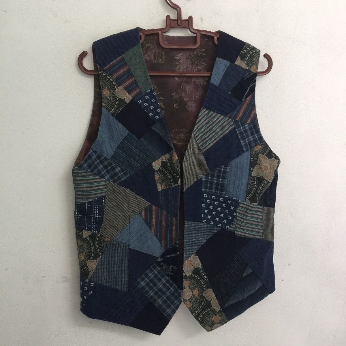 Japanese Brand Japan Patchwork Vest Jacket Kapital Style Size US S / EU 44-46 / 1 - 3 Thumbnail