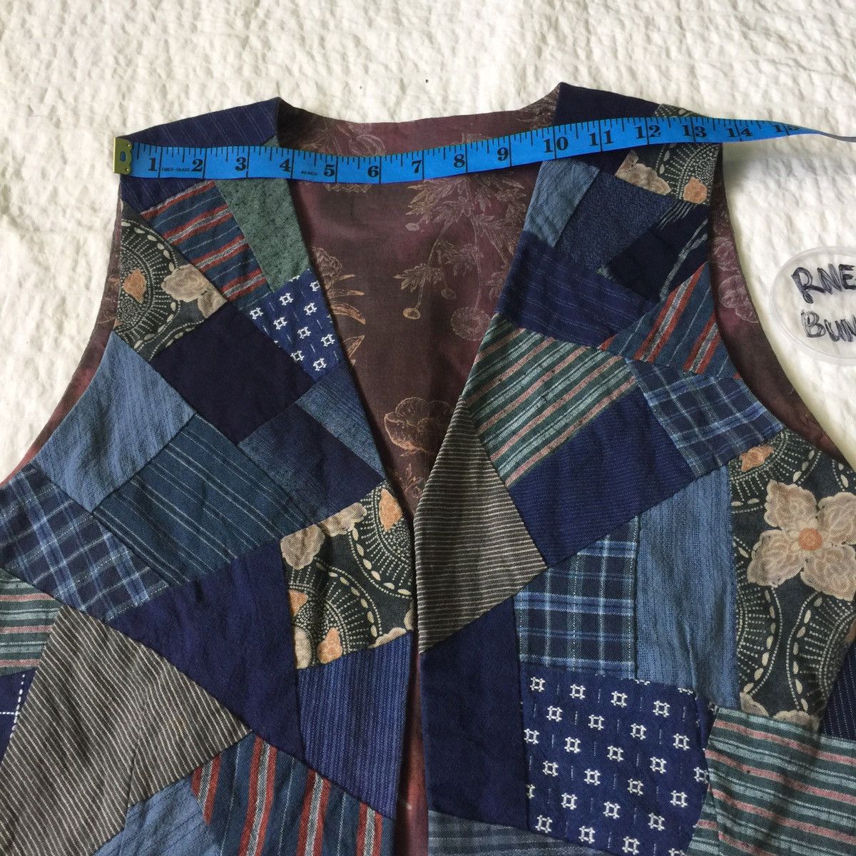 Japanese Brand Japan Patchwork Vest Jacket Kapital Style Size US S / EU 44-46 / 1 - 9 Thumbnail