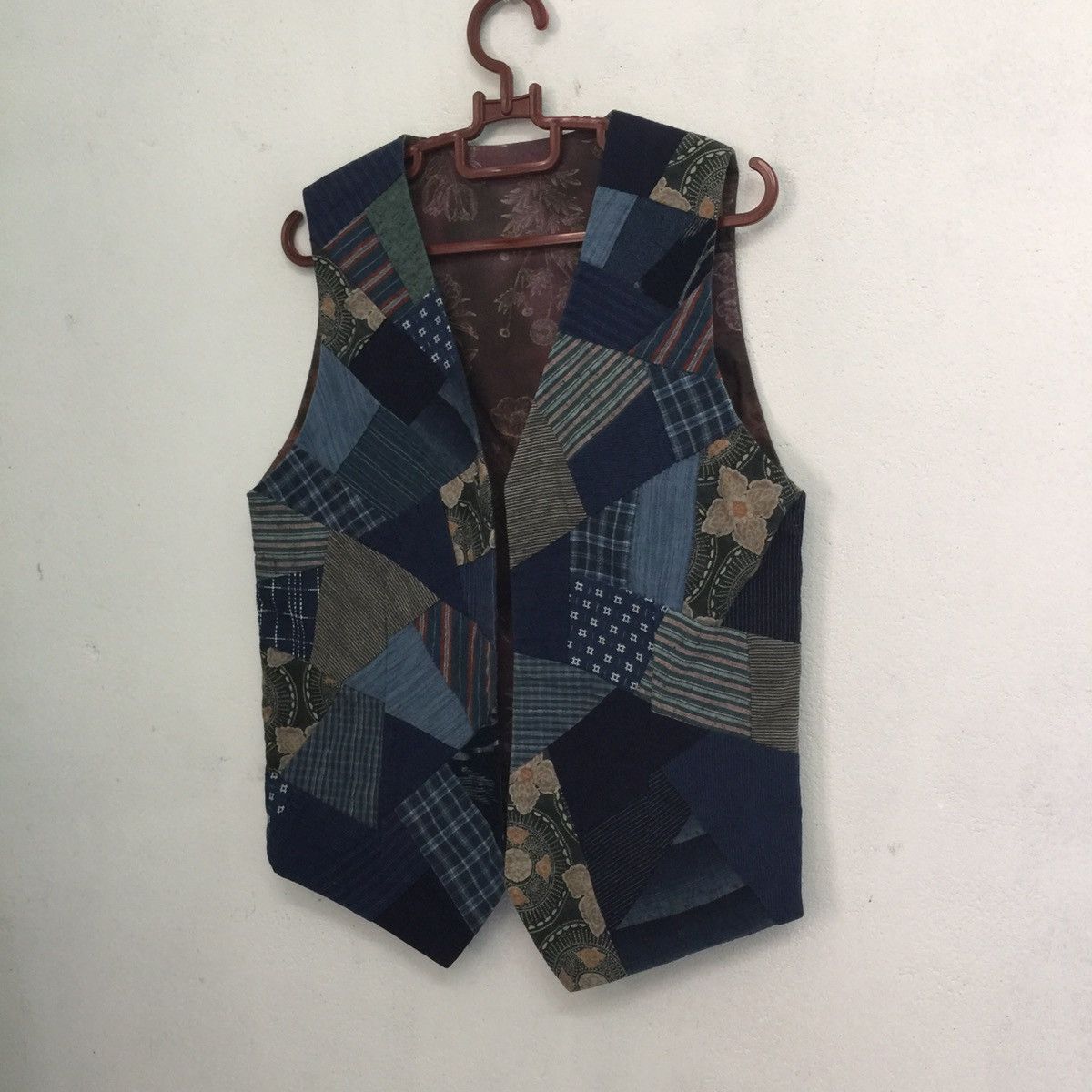 Japanese Brand Japan Patchwork Vest Jacket Kapital Style Size US S / EU 44-46 / 1 - 2 Thumbnail