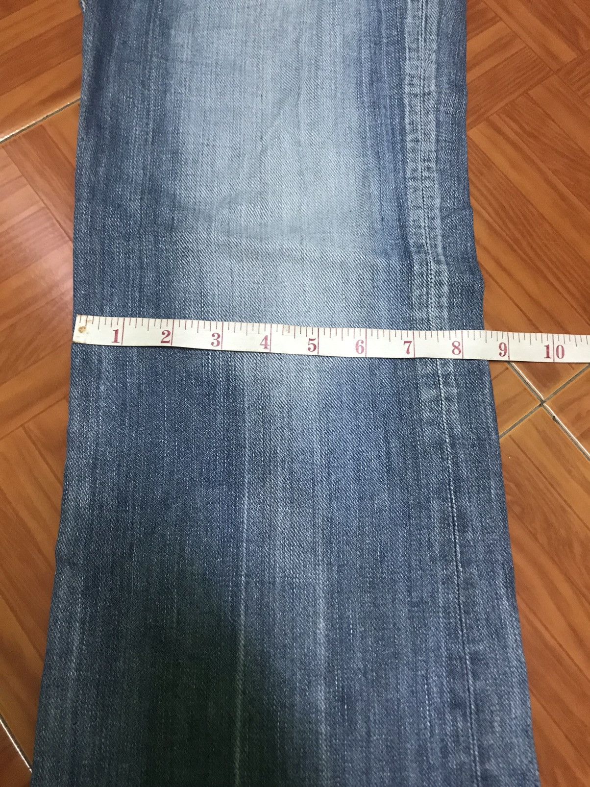 Edwin “Vintage Distressed Light Blue Denim Jeans – Faded Wash Size US 34 / EU 50 - 12 Thumbnail
