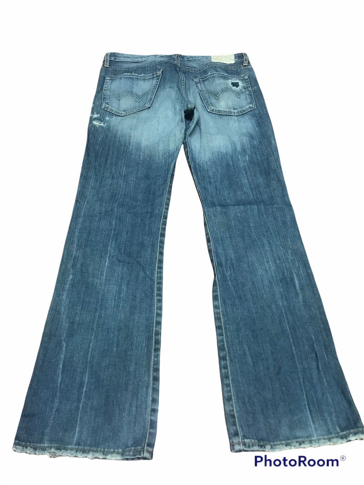 Edwin “Vintage Distressed Light Blue Denim Jeans – Faded Wash Size US 34 / EU 50 - 3 Thumbnail