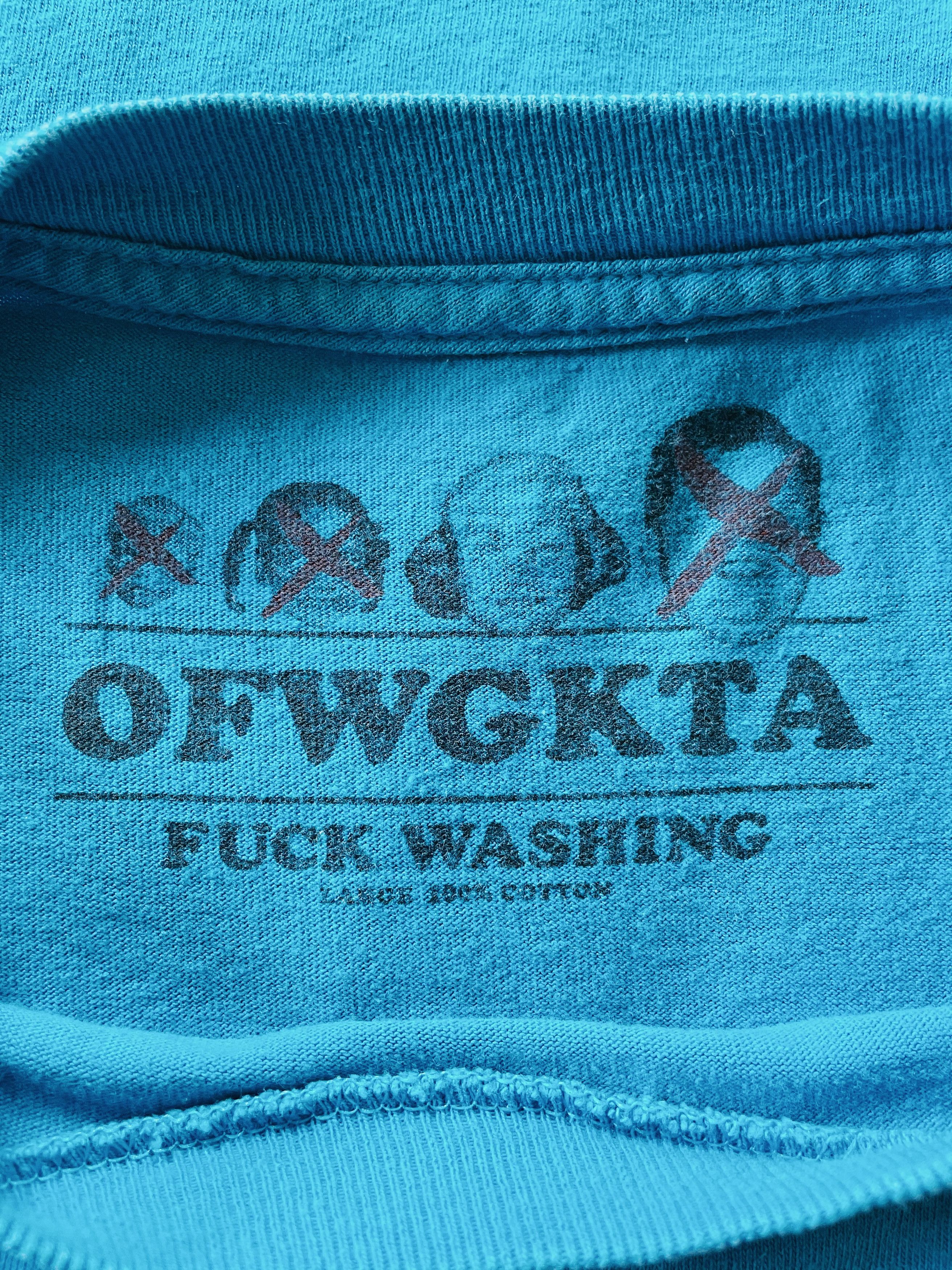 Golf Wang × Odd Future × Tyler The Creator Golf Wang Odd Future OFWGKTA Donut T-shirt Light Blue Size US L / EU 52-54 / 3 - 3 Thumbnail