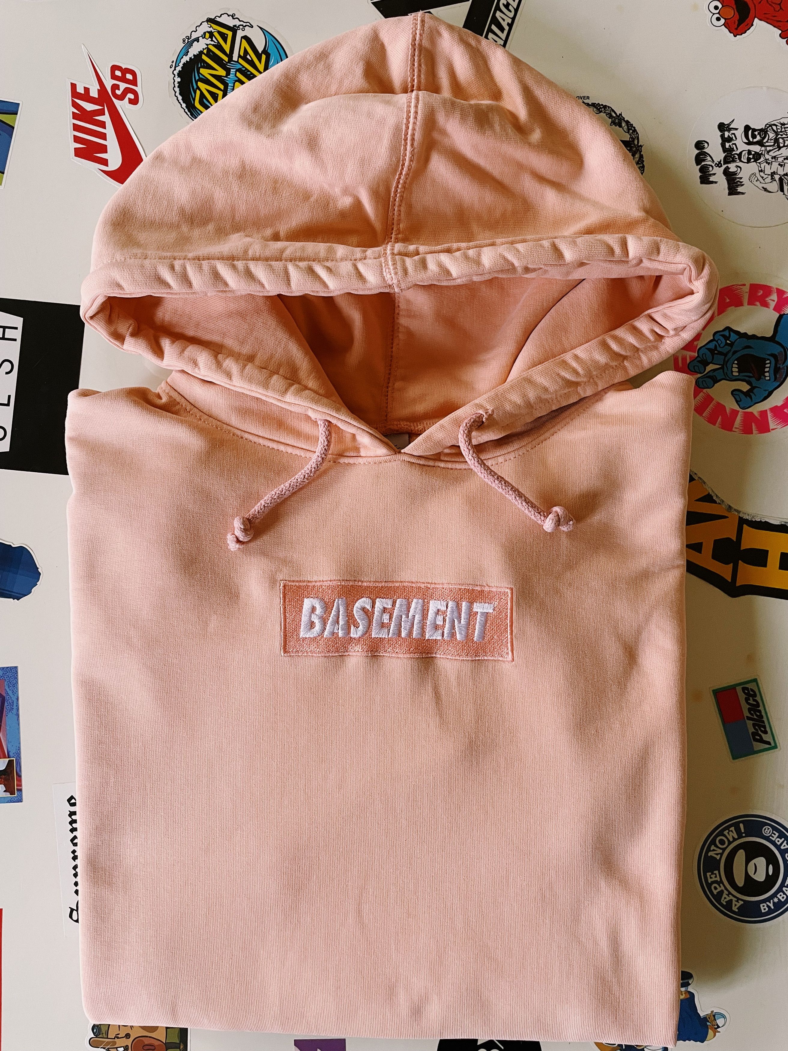 The Basement The Basement Box Logo Hoodie Peach Size US L / EU 52-54 / 3 - 5 Thumbnail