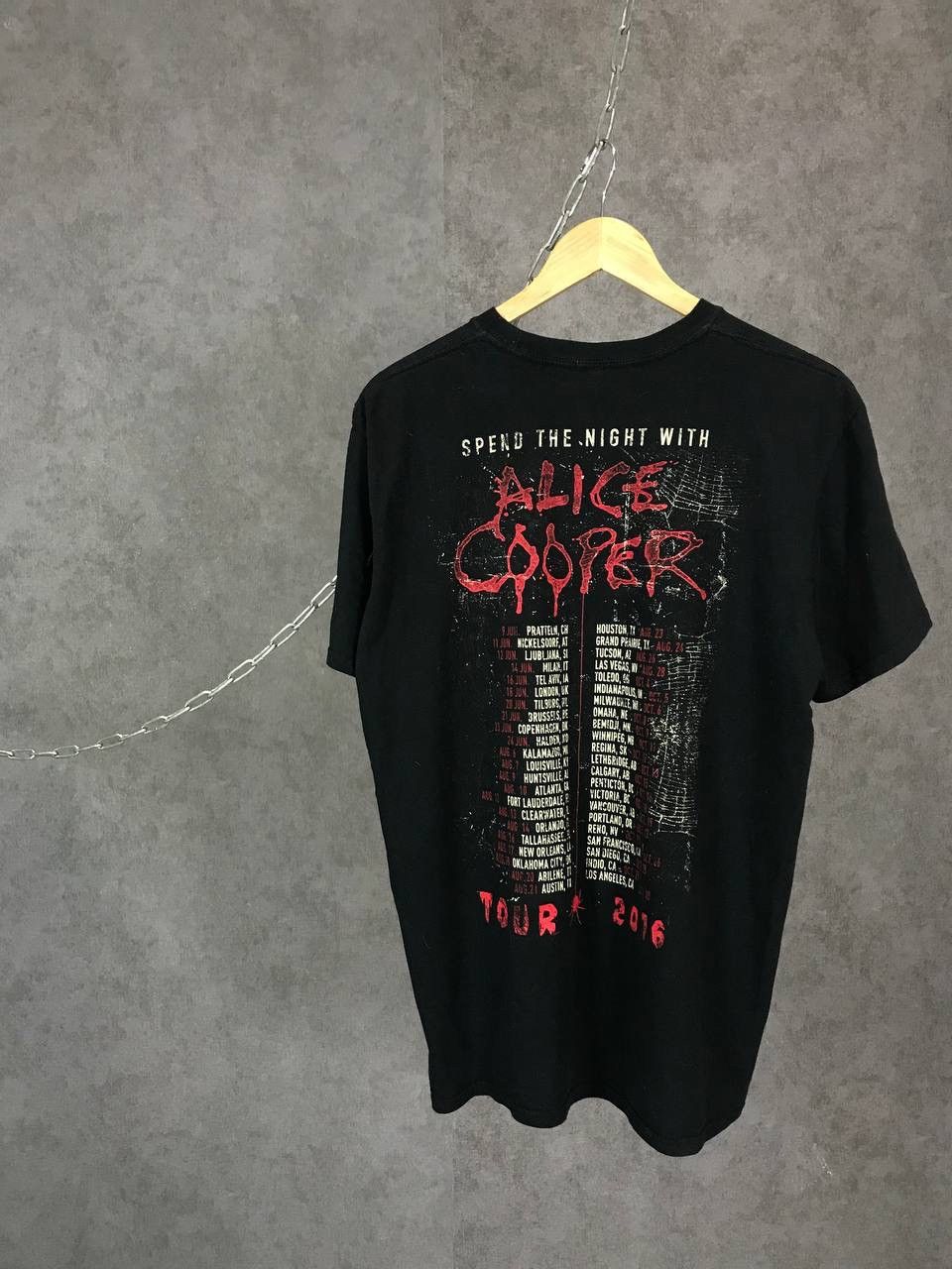 Band Tees Alice Cooper vintage rock band tour tee Size US L / EU 52-54 / 3 - 2 Thumbnail