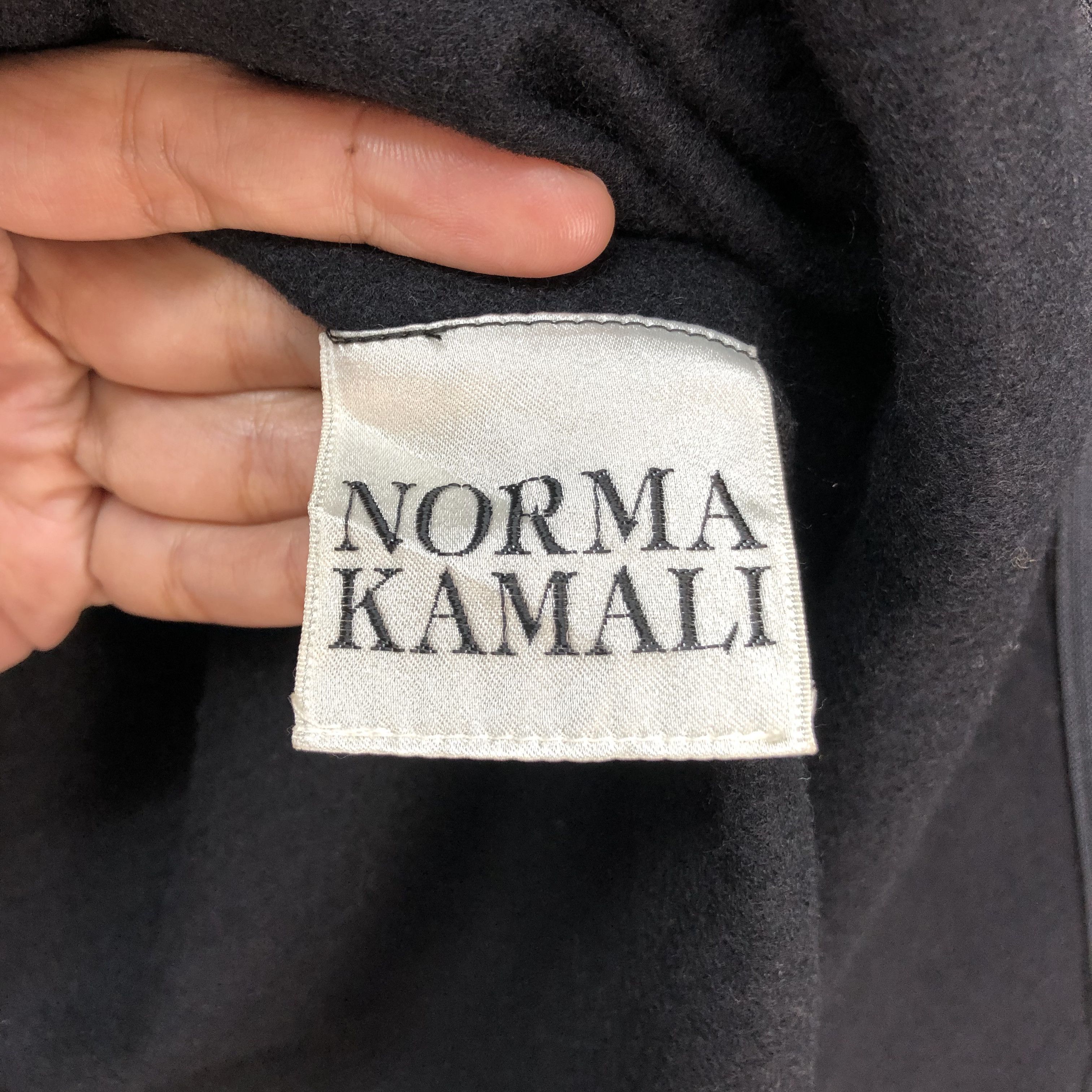 Norma Kamali NORMA KAMALI WOOL HOODIE JACKET / LONG COAT #6841-94 Size M / US 6-8 / IT 42-44 - 7 Thumbnail