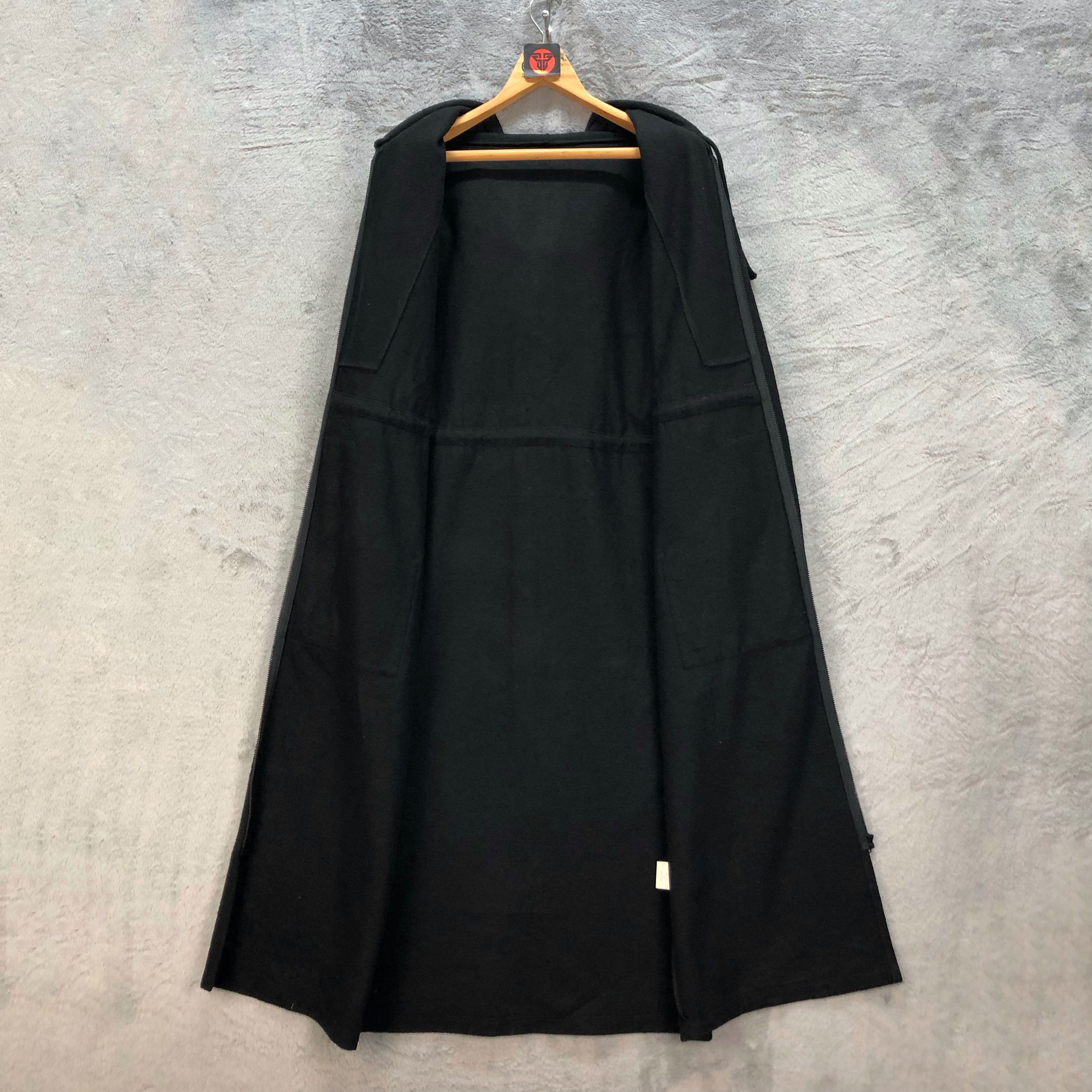 Norma Kamali NORMA KAMALI WOOL HOODIE JACKET / LONG COAT #6841-94 Size M / US 6-8 / IT 42-44 - 6 Thumbnail