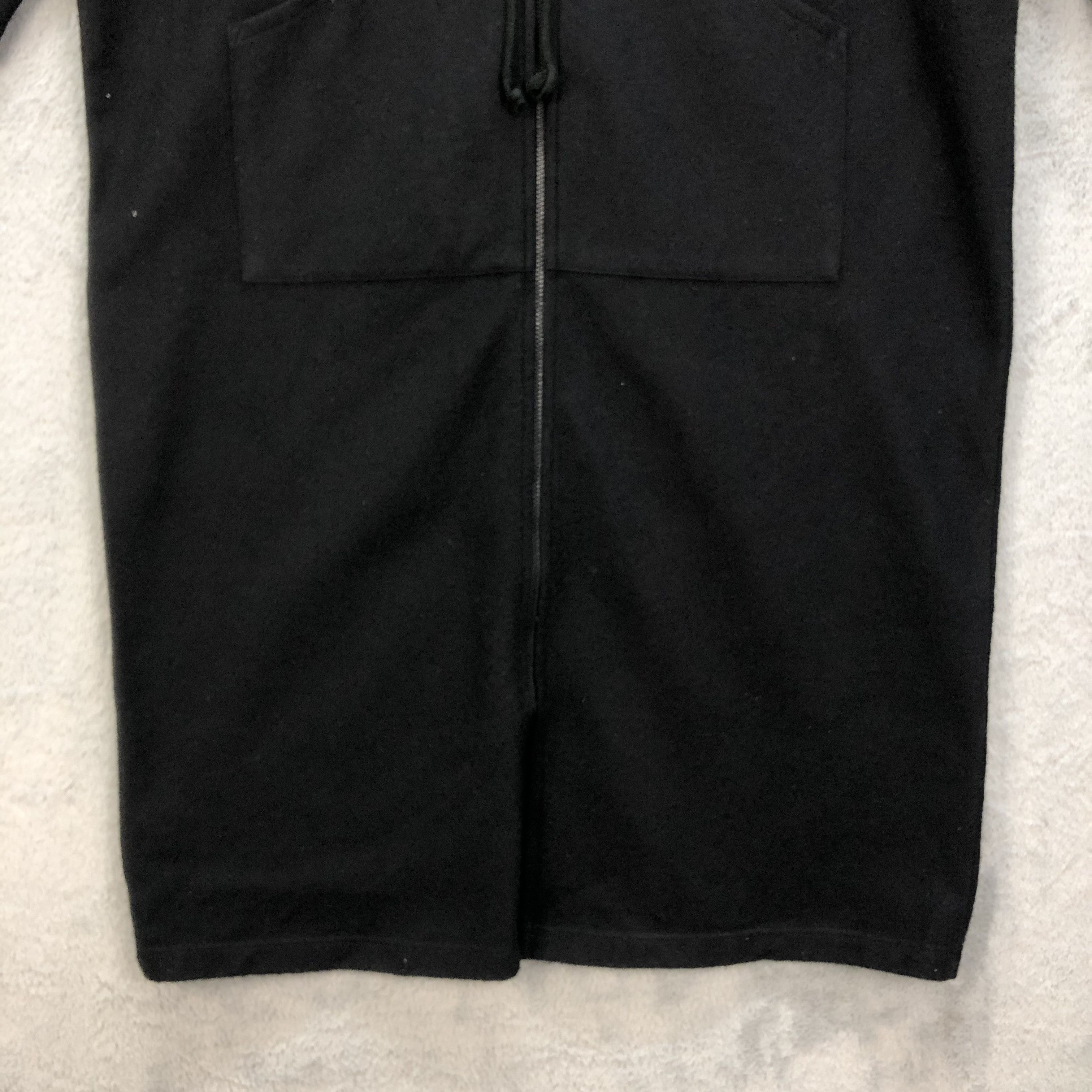 Norma Kamali NORMA KAMALI WOOL HOODIE JACKET / LONG COAT #6841-94 Size M / US 6-8 / IT 42-44 - 3 Thumbnail