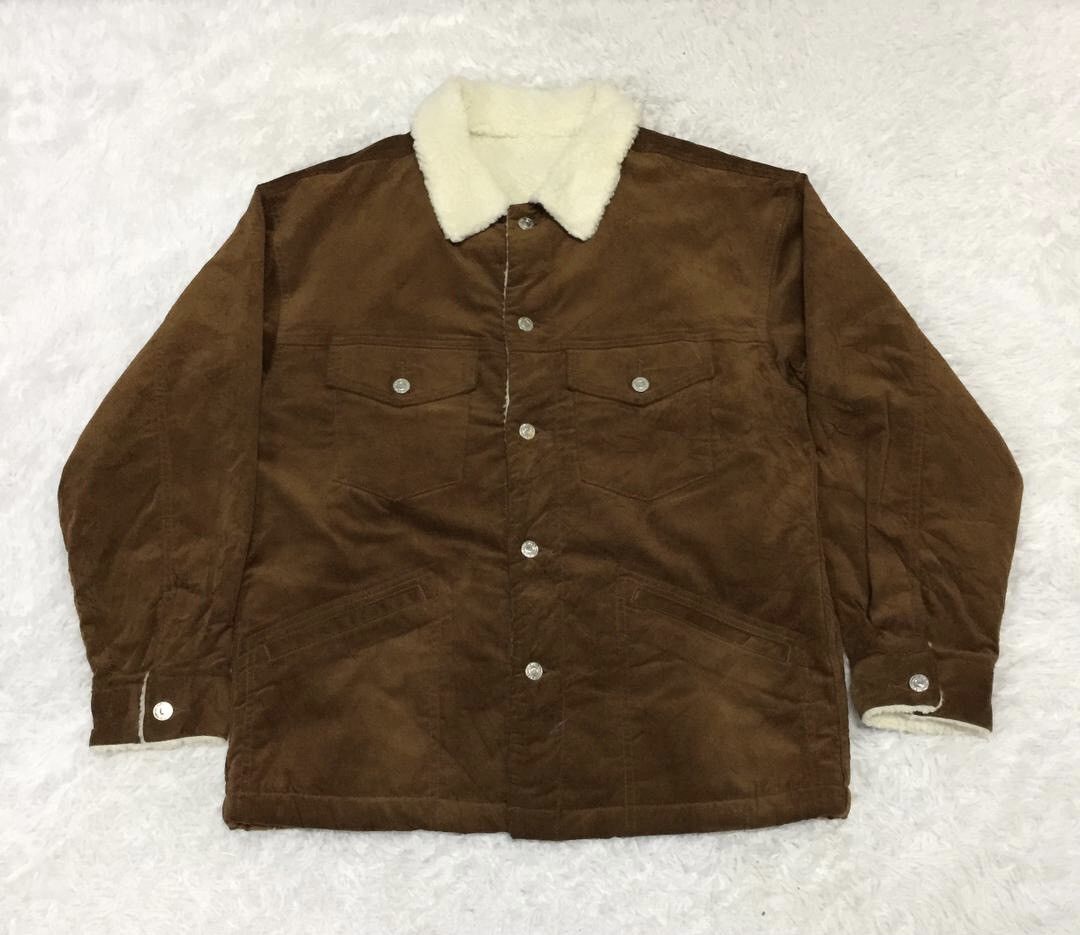 Japanese Brand GU Sherpa Sherling Fleece Jacket Size US M / EU 48-50 / 2 - 9 Thumbnail