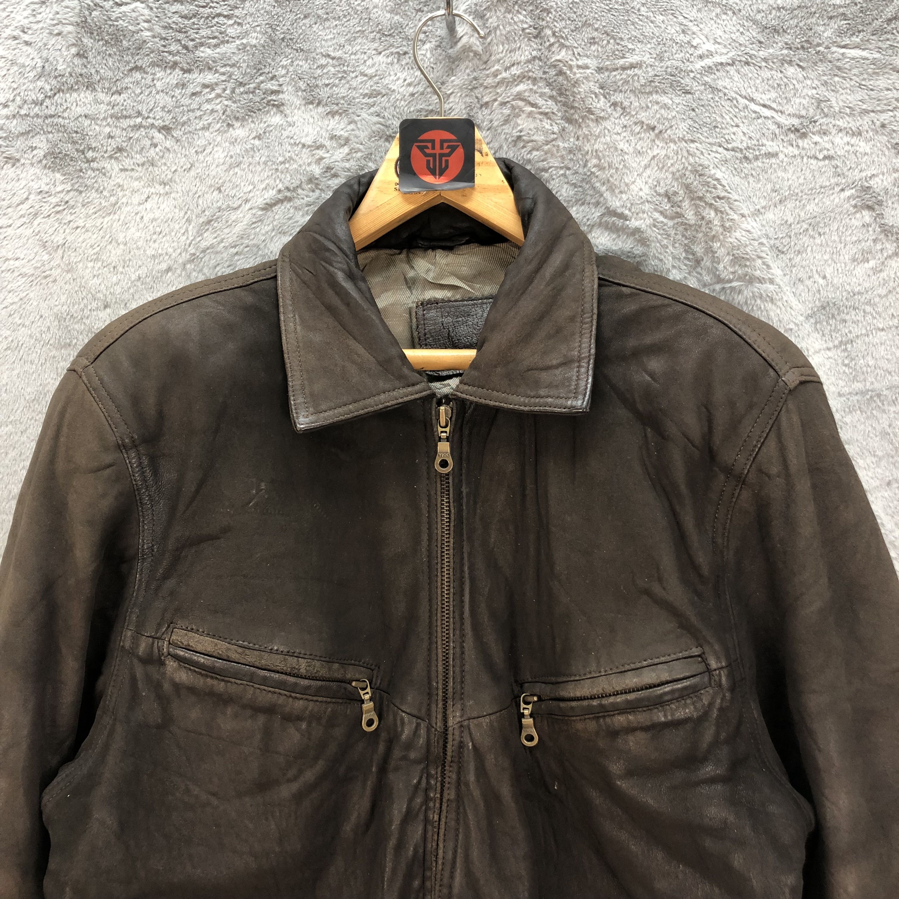 Genuine Leather GEORGIO PIACENTE GENUINE LAMB LEATHER JACKET #6840-94 Size US L / EU 52-54 / 3 - 2 Thumbnail