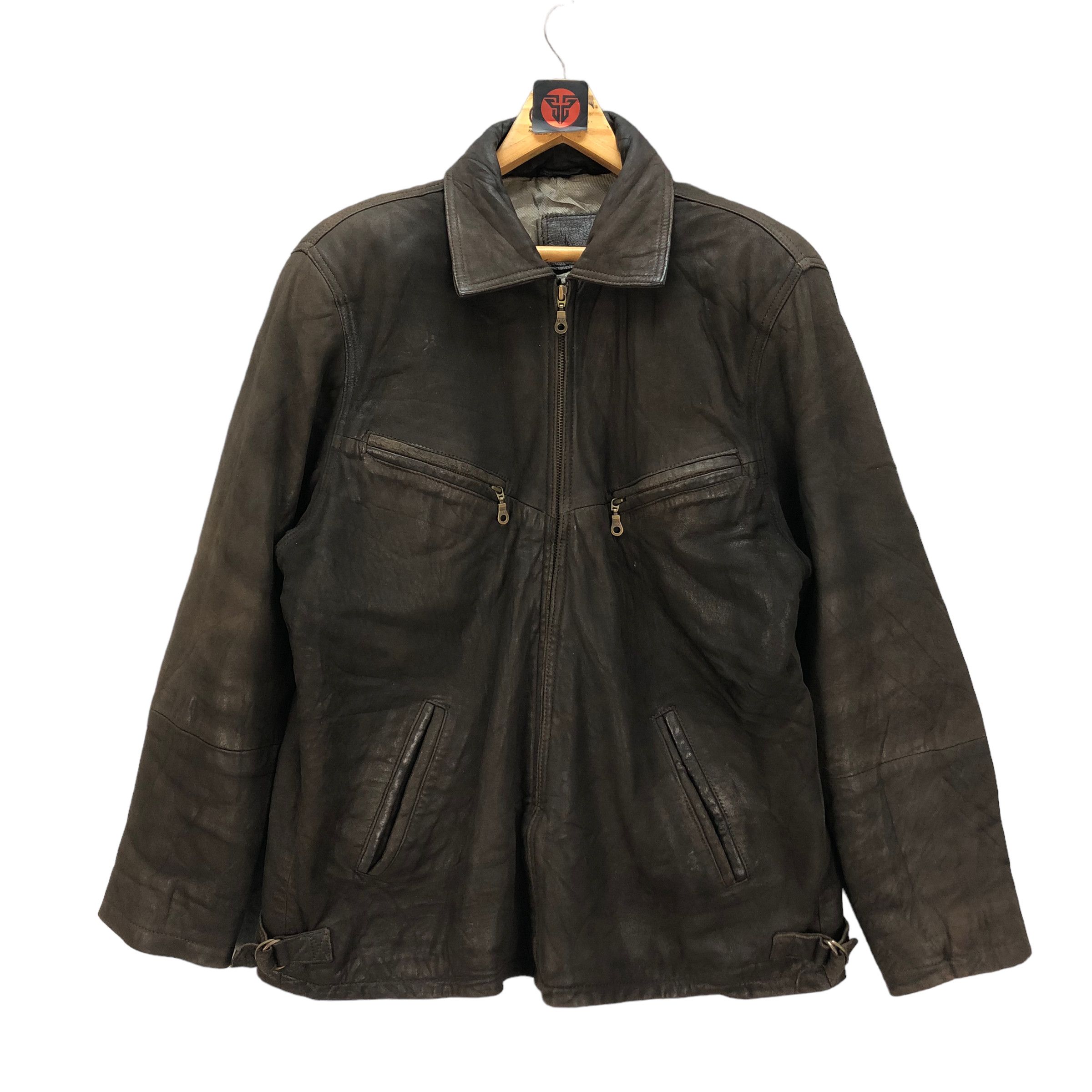 Genuine Leather GEORGIO PIACENTE GENUINE LAMB LEATHER JACKET #6840-94 Size US L / EU 52-54 / 3 - 1 Thumbnail