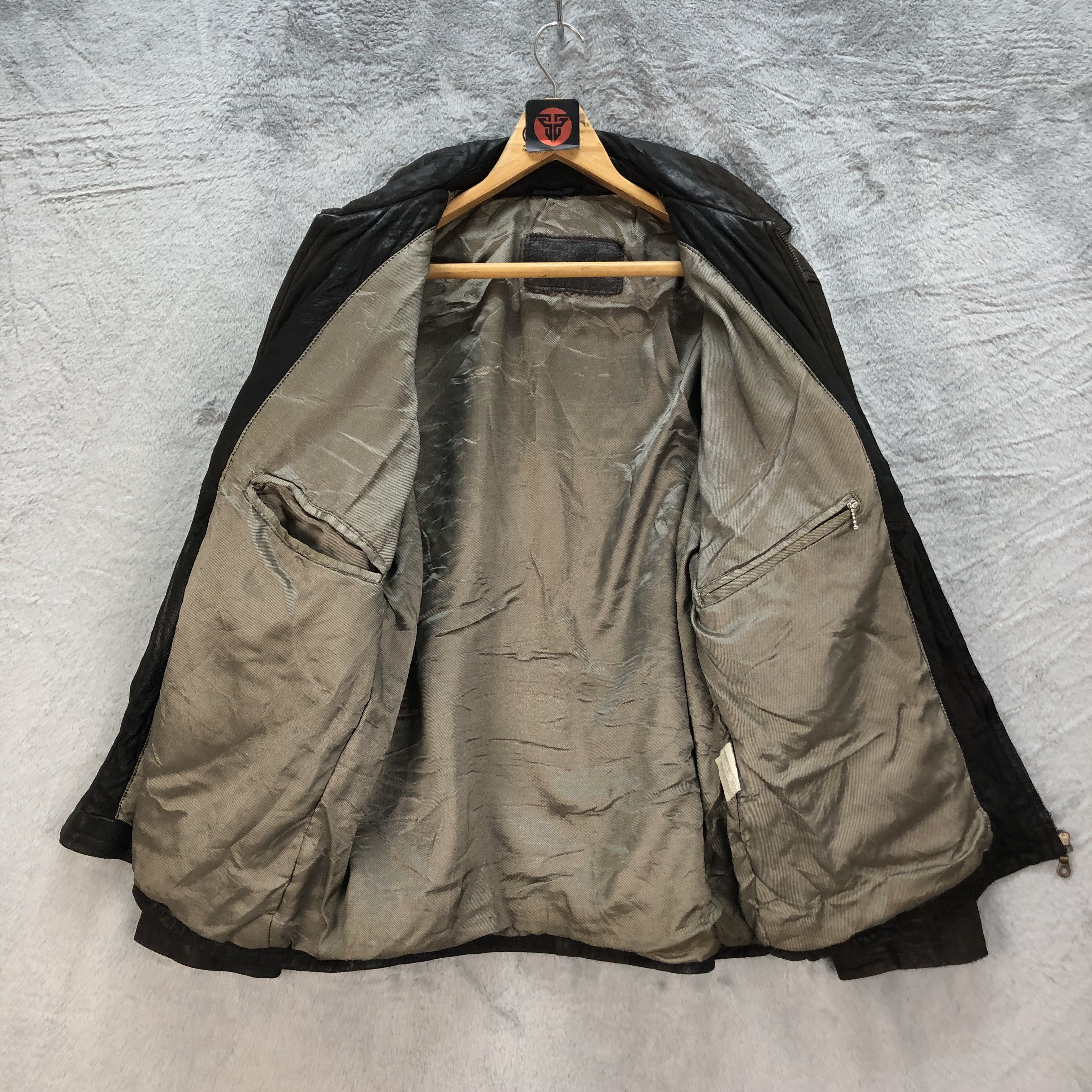Genuine Leather GEORGIO PIACENTE GENUINE LAMB LEATHER JACKET #6840-94 Size US L / EU 52-54 / 3 - 6 Thumbnail