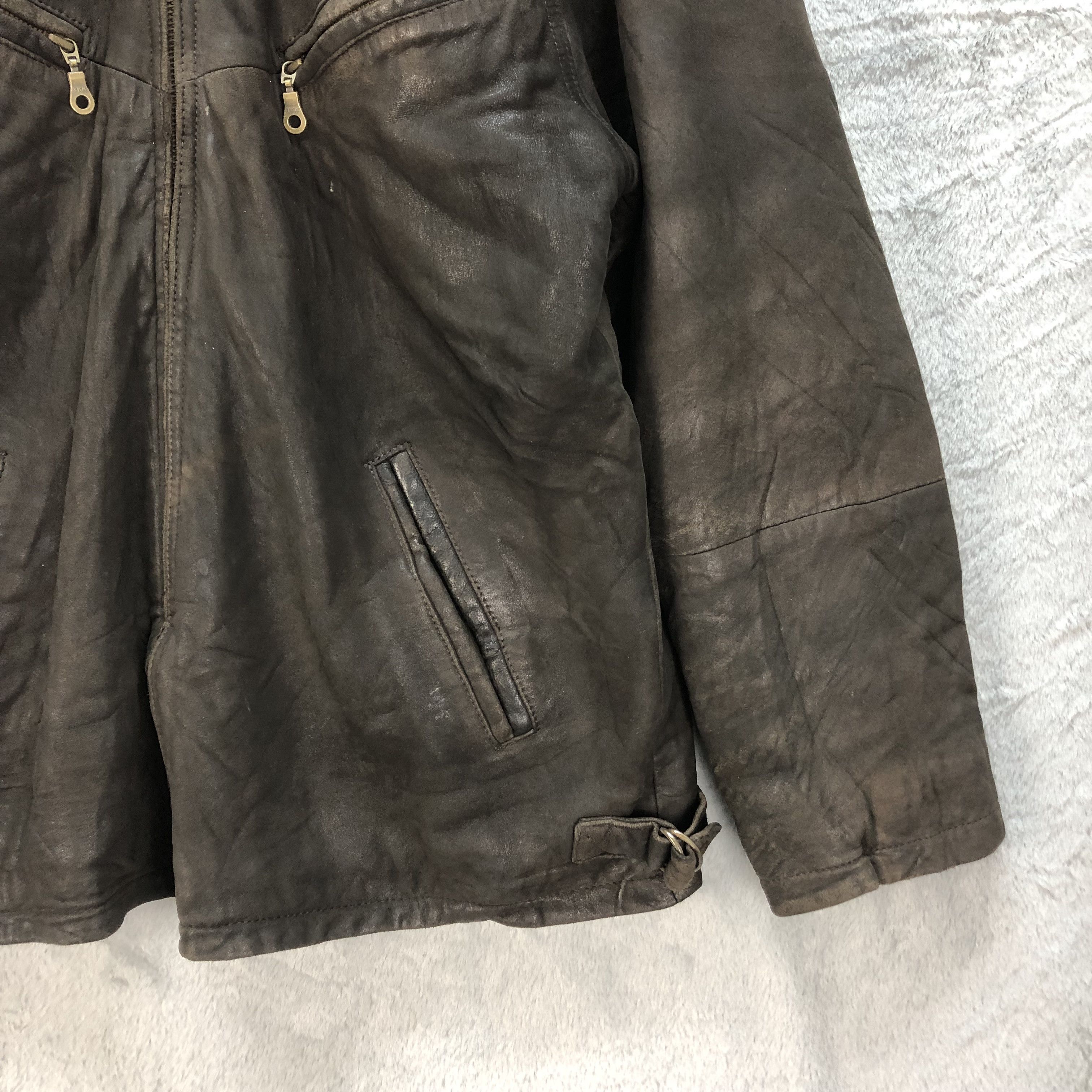 Genuine Leather GEORGIO PIACENTE GENUINE LAMB LEATHER JACKET #6840-94 Size US L / EU 52-54 / 3 - 5 Thumbnail