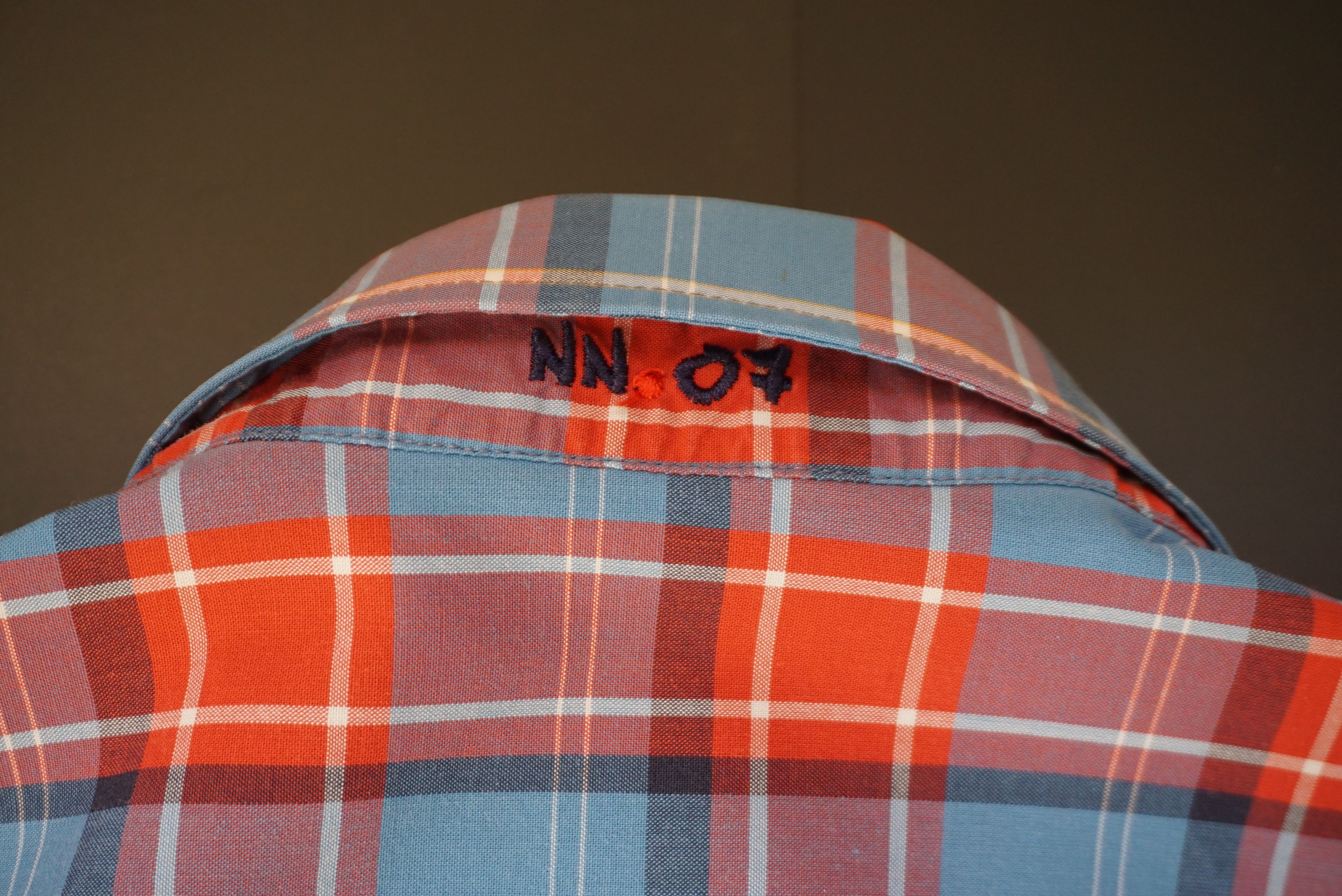 Designer NN07 No Nationality M Medium checked Derek shirt top casual Size US M / EU 48-50 / 2 - 7 Thumbnail