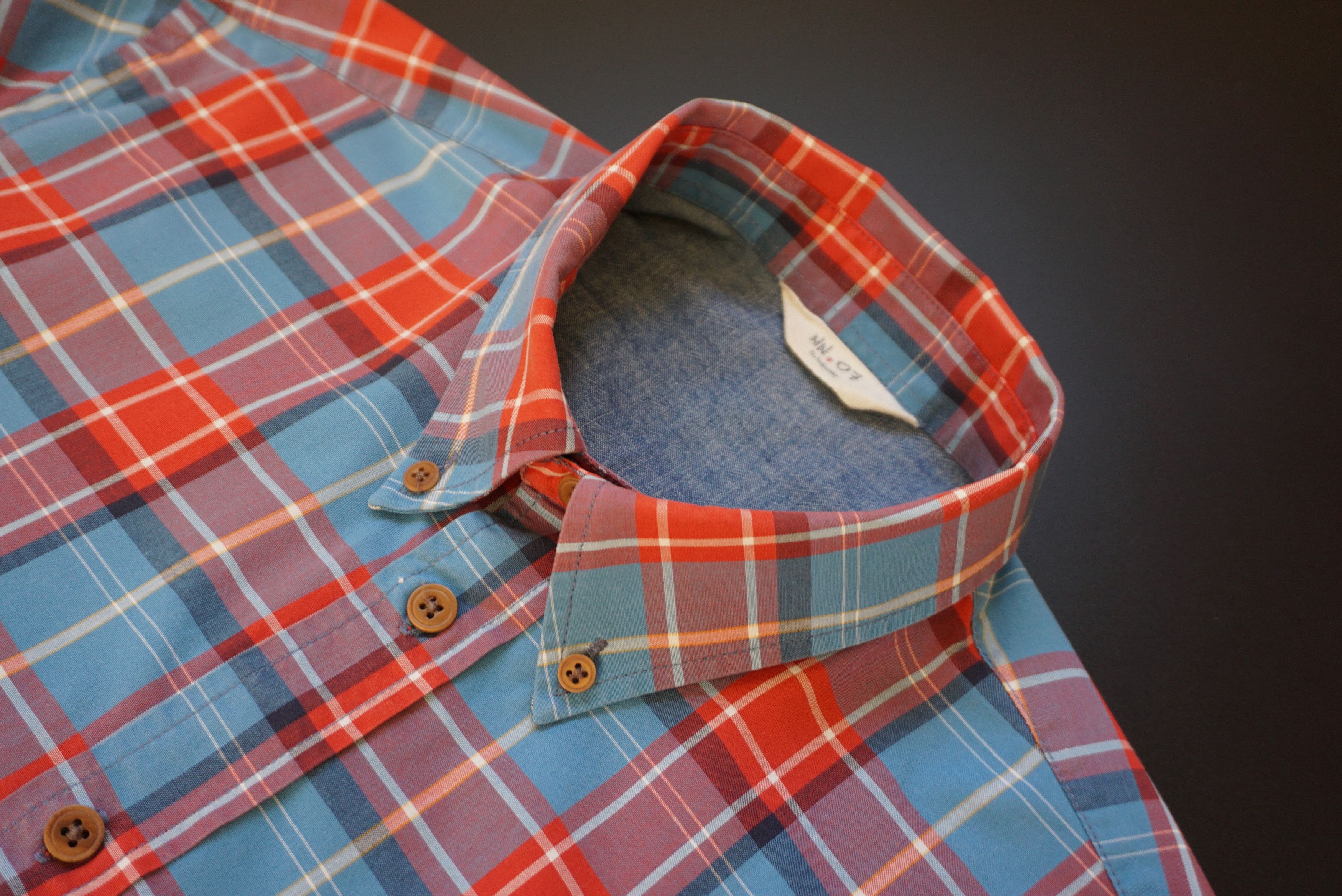Designer NN07 No Nationality M Medium checked Derek shirt top casual Size US M / EU 48-50 / 2 - 24 Thumbnail