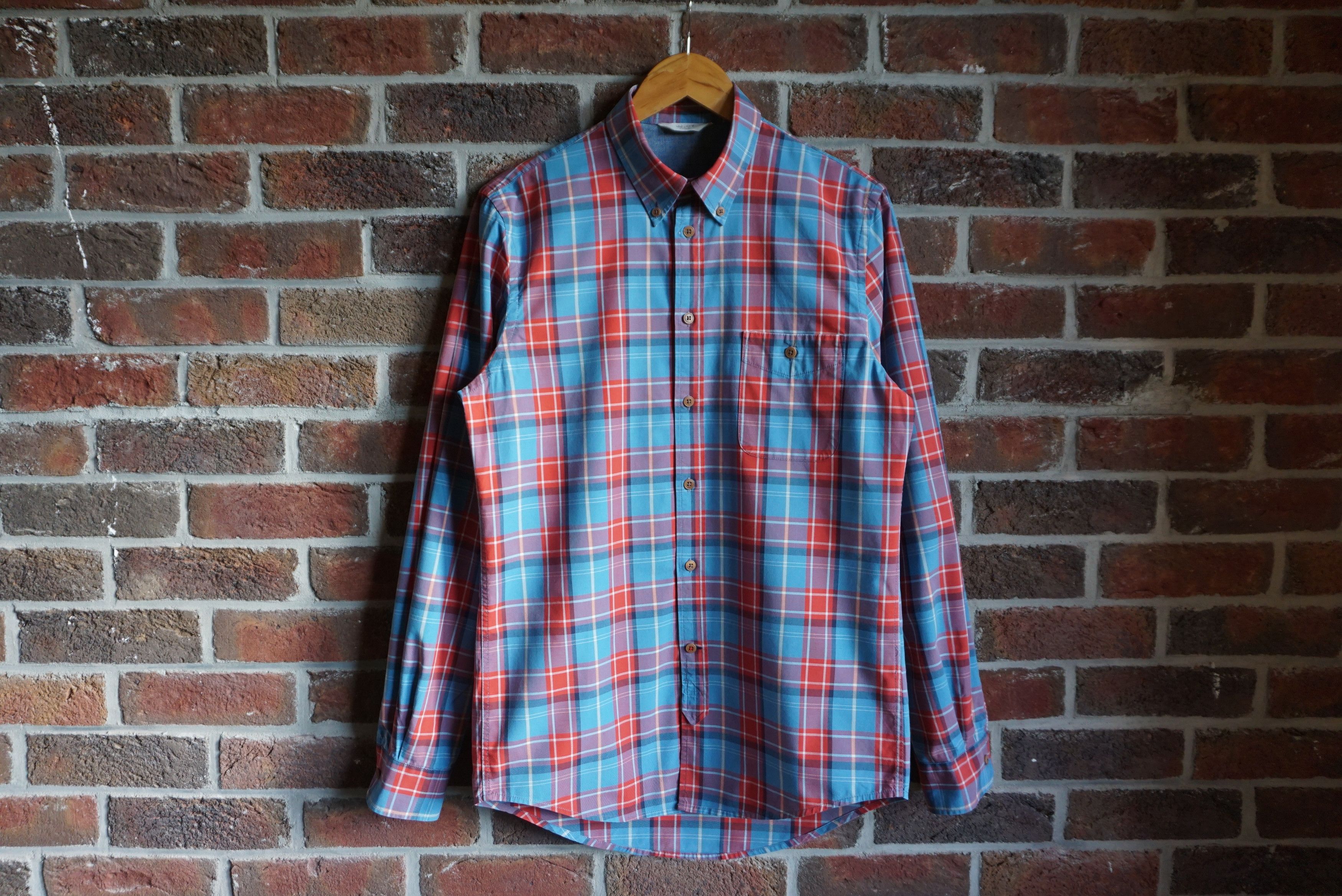 Designer NN07 No Nationality M Medium checked Derek shirt top casual Size US M / EU 48-50 / 2 - 3 Thumbnail