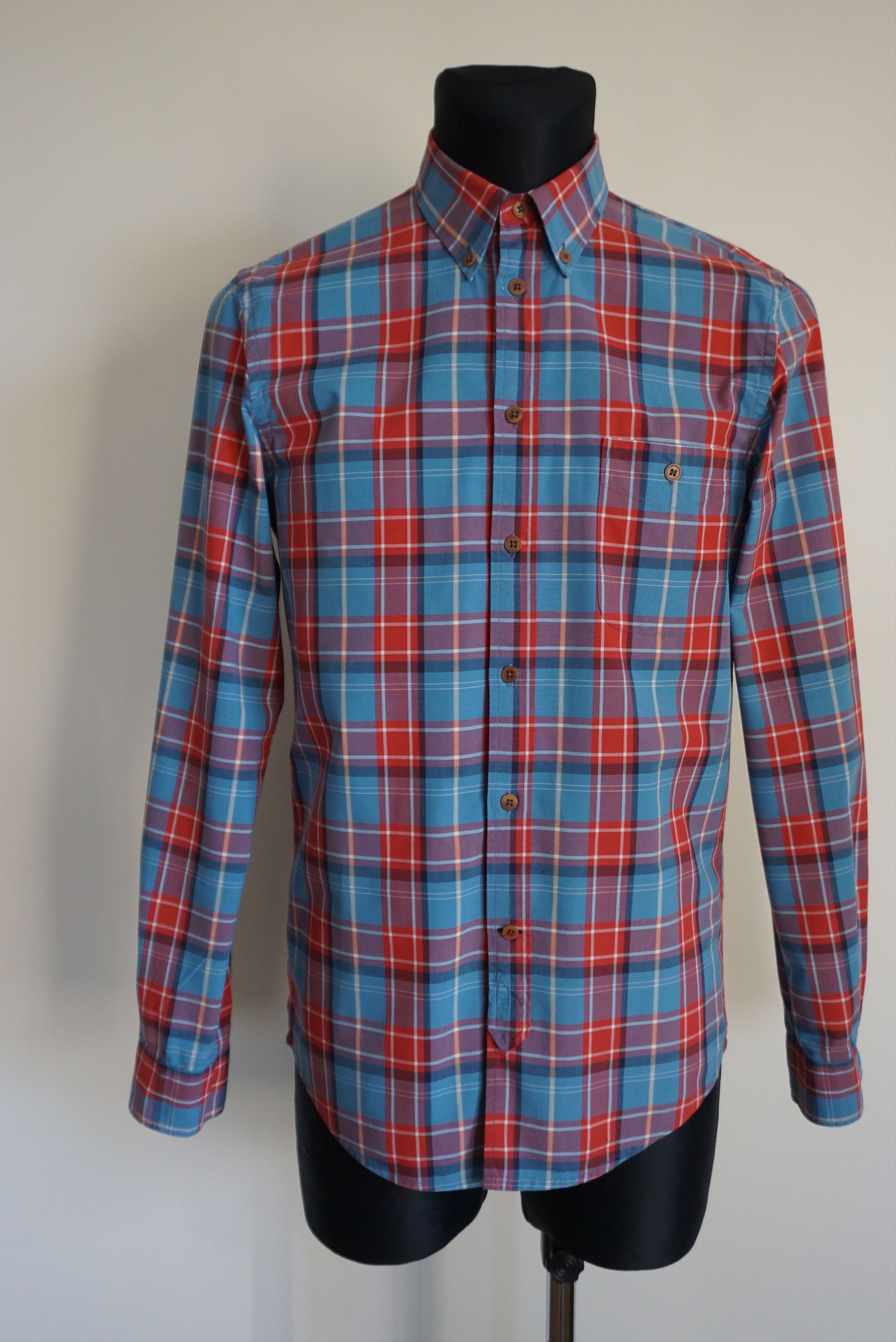 Designer NN07 No Nationality M Medium checked Derek shirt top casual Size US M / EU 48-50 / 2 - 8 Thumbnail
