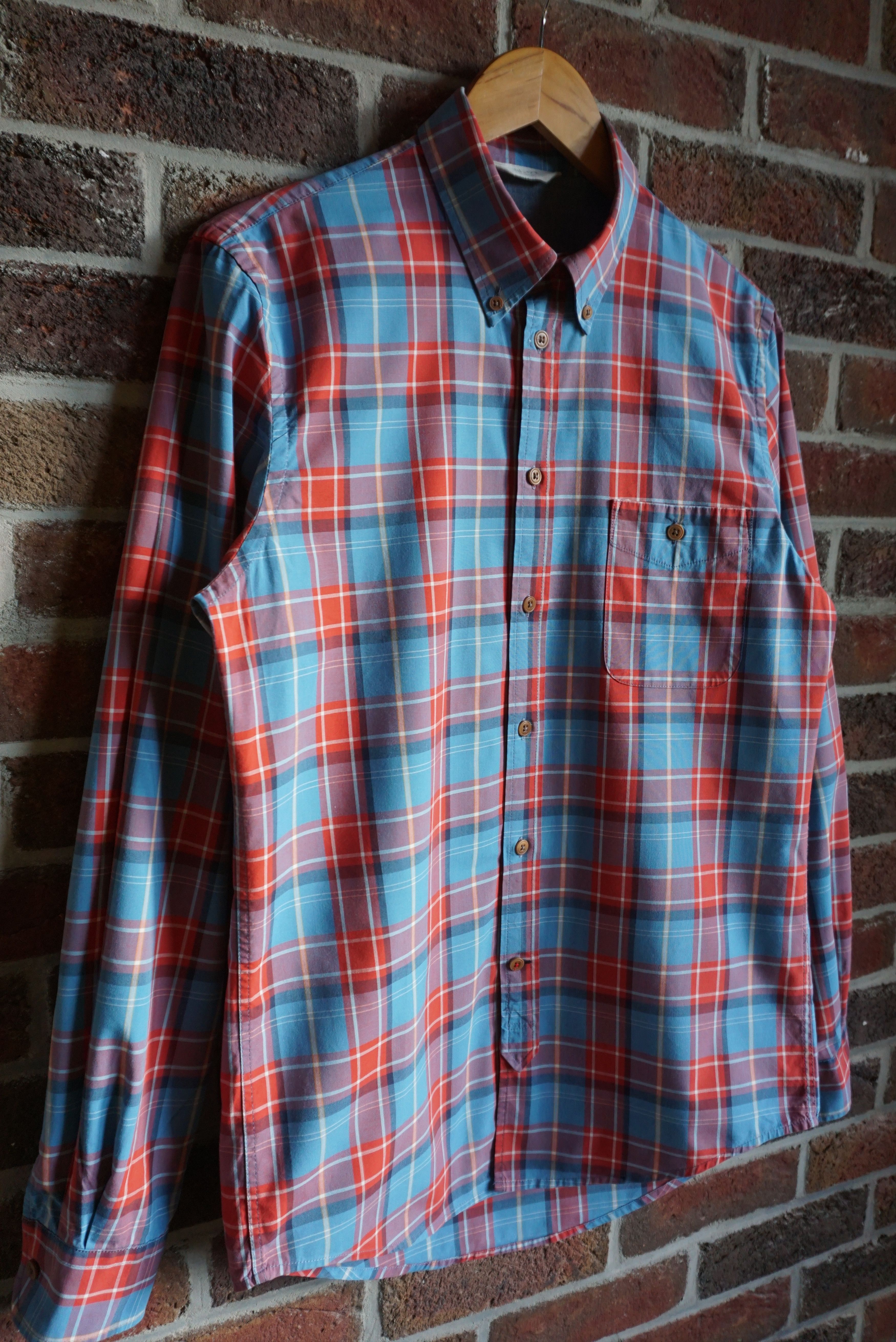 Designer NN07 No Nationality M Medium checked Derek shirt top casual Size US M / EU 48-50 / 2 - 17 Thumbnail