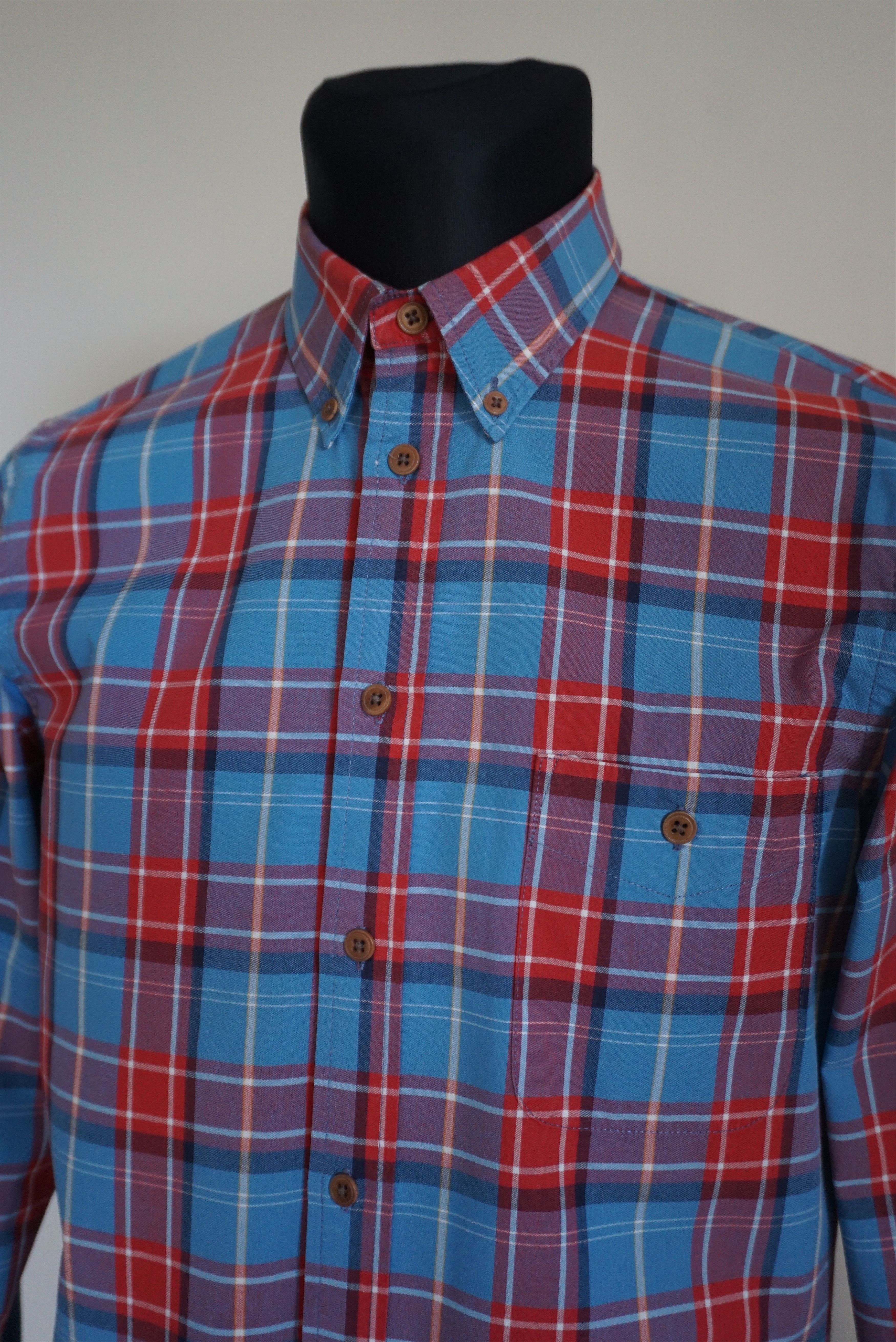 Designer NN07 No Nationality M Medium checked Derek shirt top casual Size US M / EU 48-50 / 2 - 4 Thumbnail